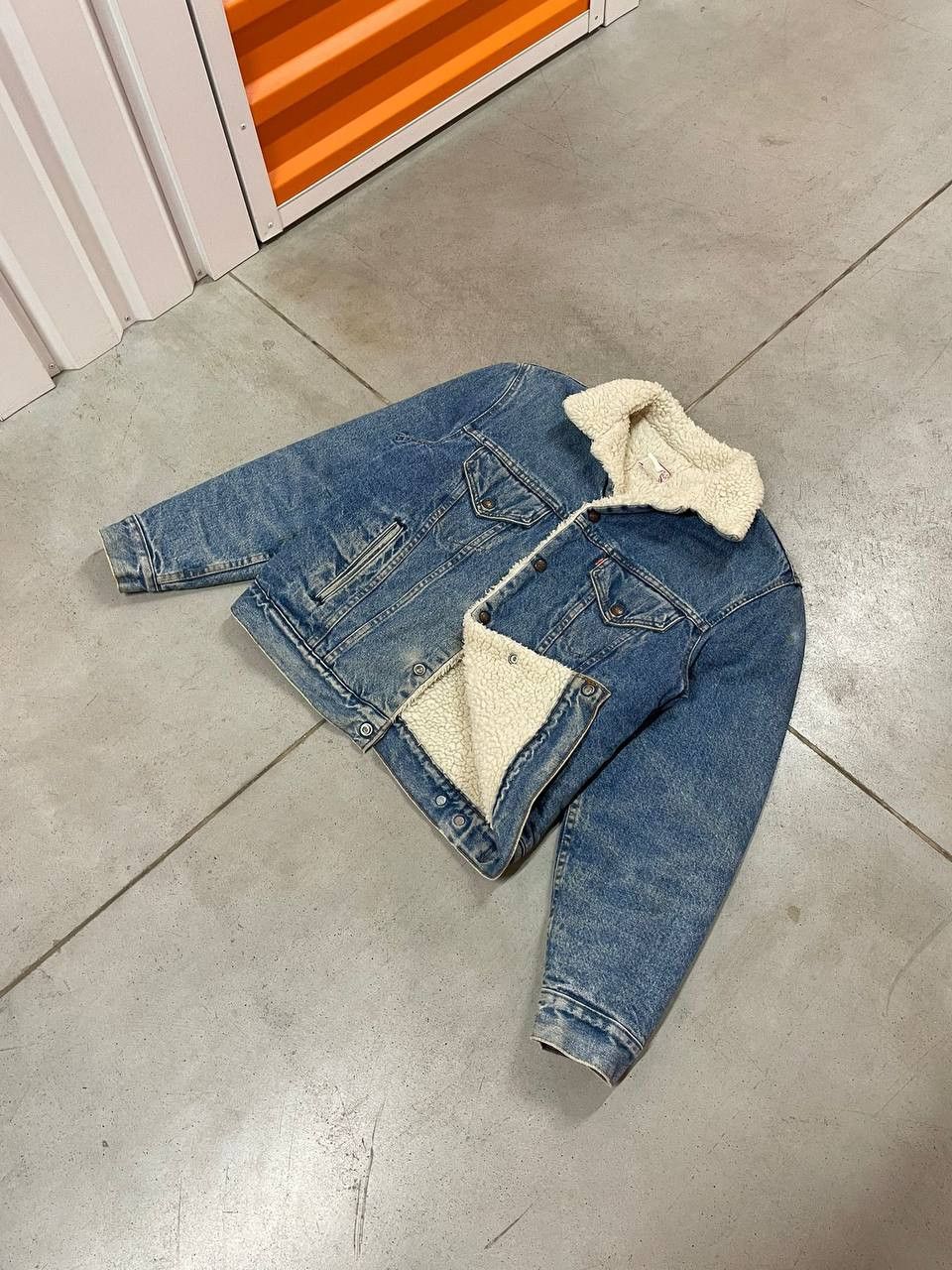 Levi's Vintage Levis Sherpa Denim Jacket Size US S / EU 44-46 / 1 - 3 Thumbnail