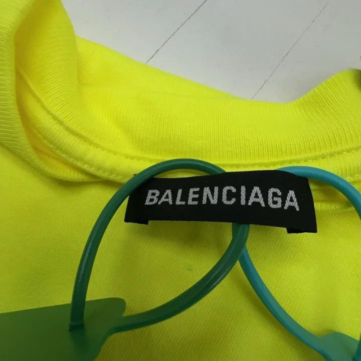 Balenciaga Balenciaga Balenciaga Logo Wave Print Short Sleeve TShirt Size US XS / EU 42 / 0 - 3 Thumbnail