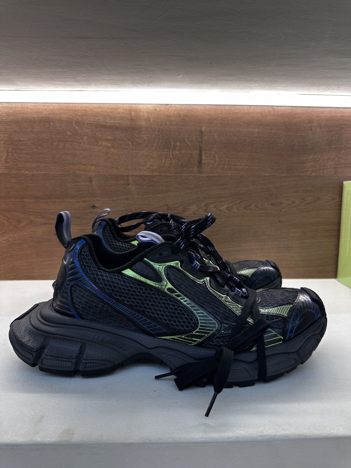 Balenciaga Balenciaga 3XL Sneakers “Black Neon” Size US 8.5 / EU 41-42 - 5 Thumbnail