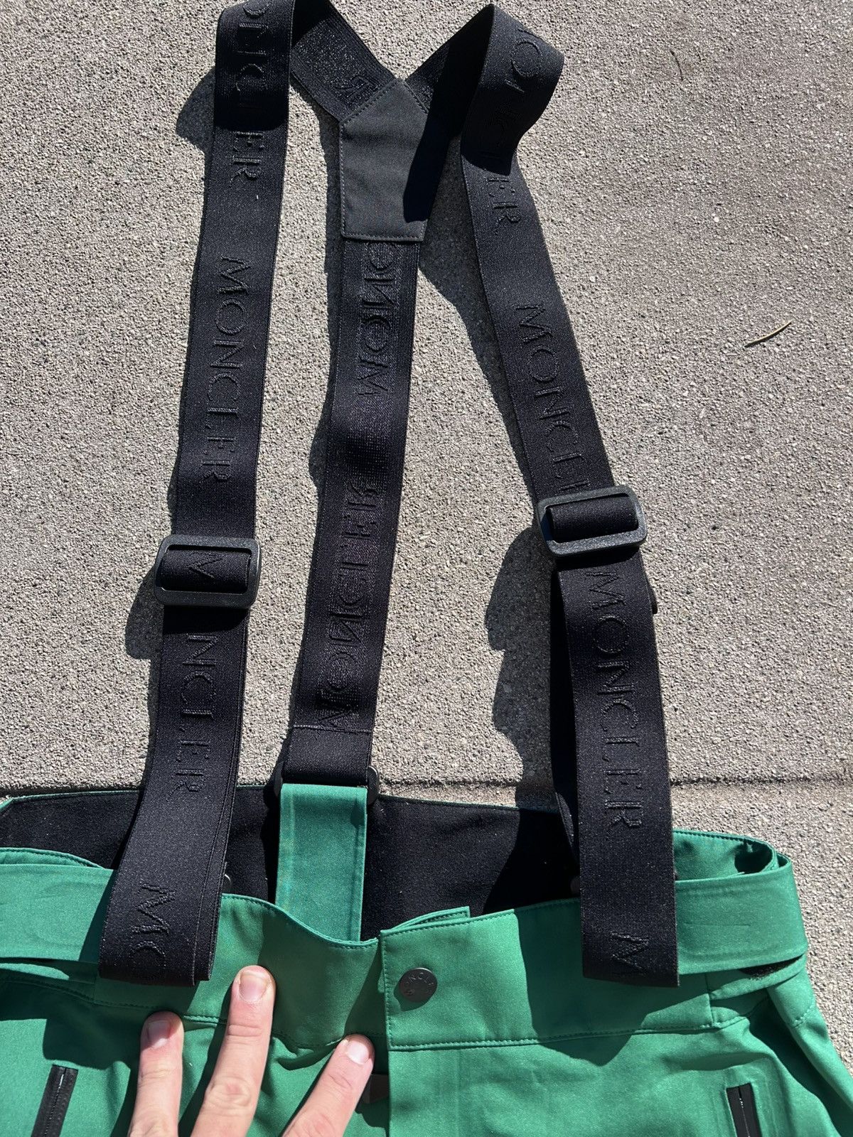 Moncler Grenoble Moncler GORE-TEX green Grenoble high-waist ski trousers Size 27" / US 4 / IT 40 - 5 Thumbnail