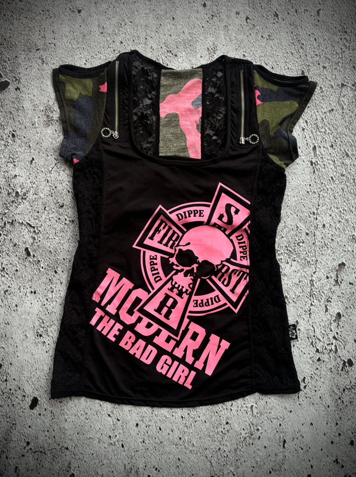 Hysteric Glamour Y2k Ted bad Girl Skull Punk Style Tank tops Size S / US 4 / IT 40 - 1 Thumbnail