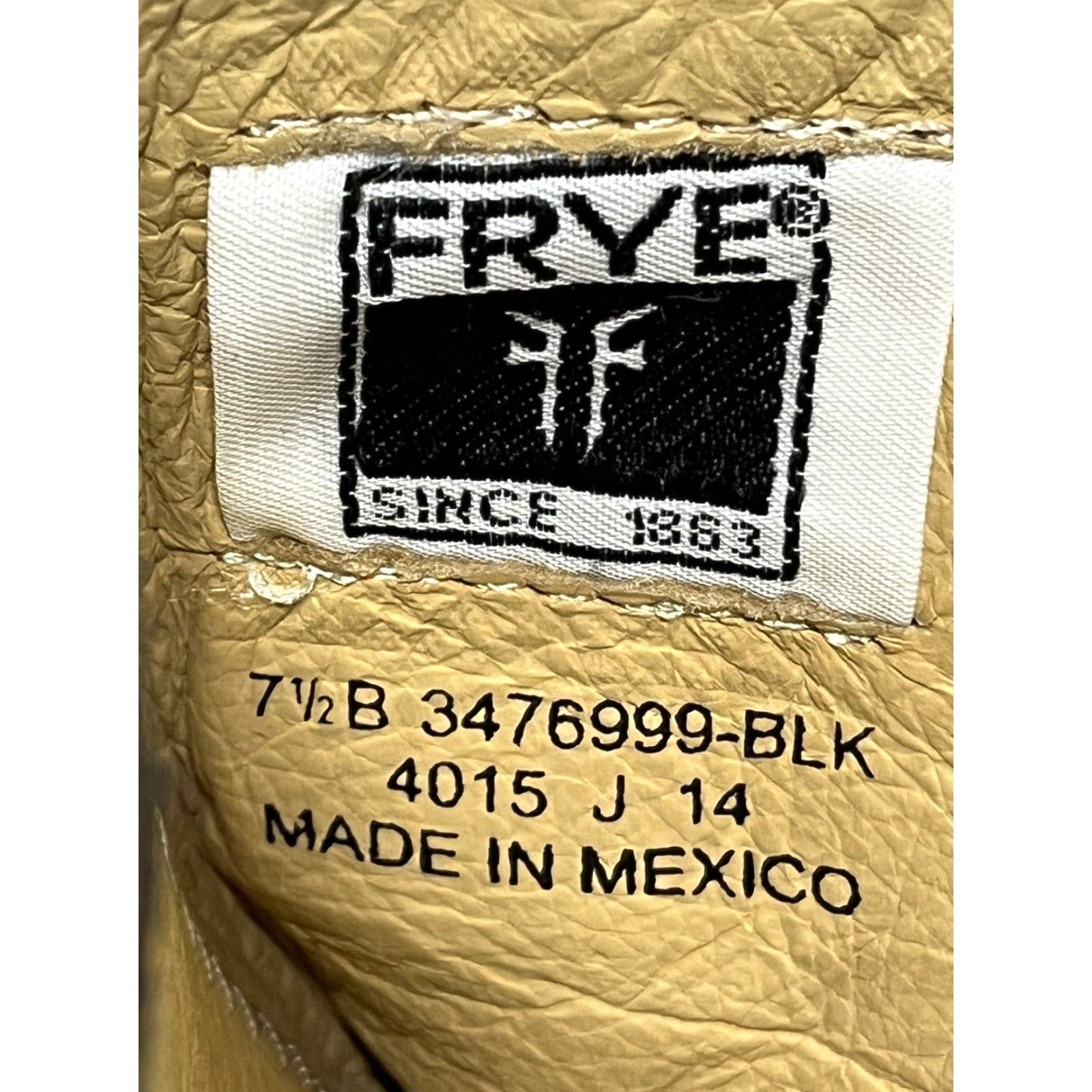 Frye Frye Pippa Riding Boots Black Leather Women's Size 7.5 Tall Zip Back Size US 8 / IT 38 - 6 Thumbnail