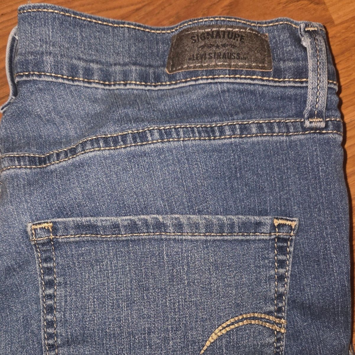 Levi's Levi's Signature Women's Jeans Curvy - 30x34 - Navy Blue Size 30" / US 8 / IT 44 - 4 Thumbnail