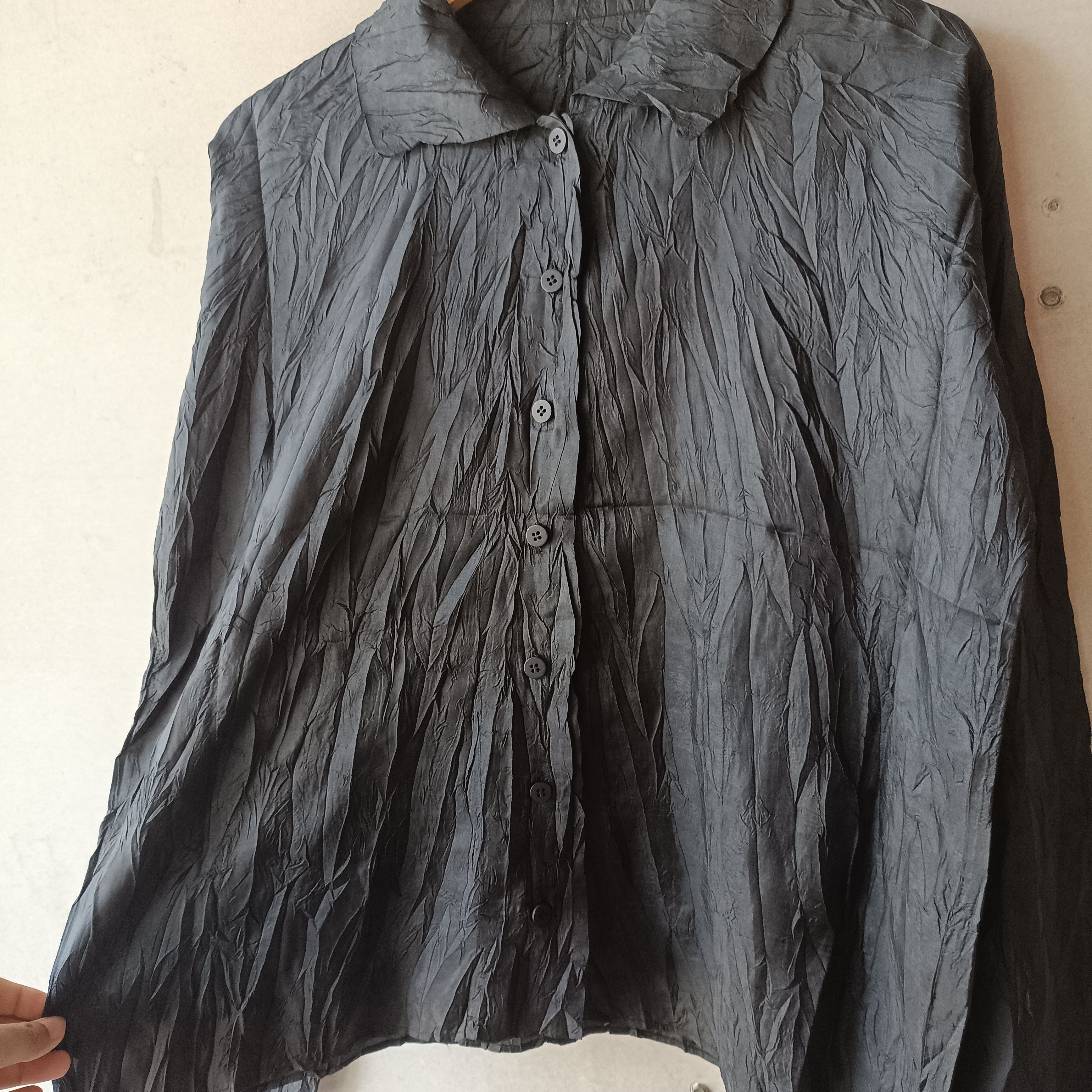 Issey Miyake ISSEY MIYAKE PLEATS PLEASE Textured COPPER CUT AND SEW LS Size M / US 6-8 / IT 42-44 - 4 Thumbnail
