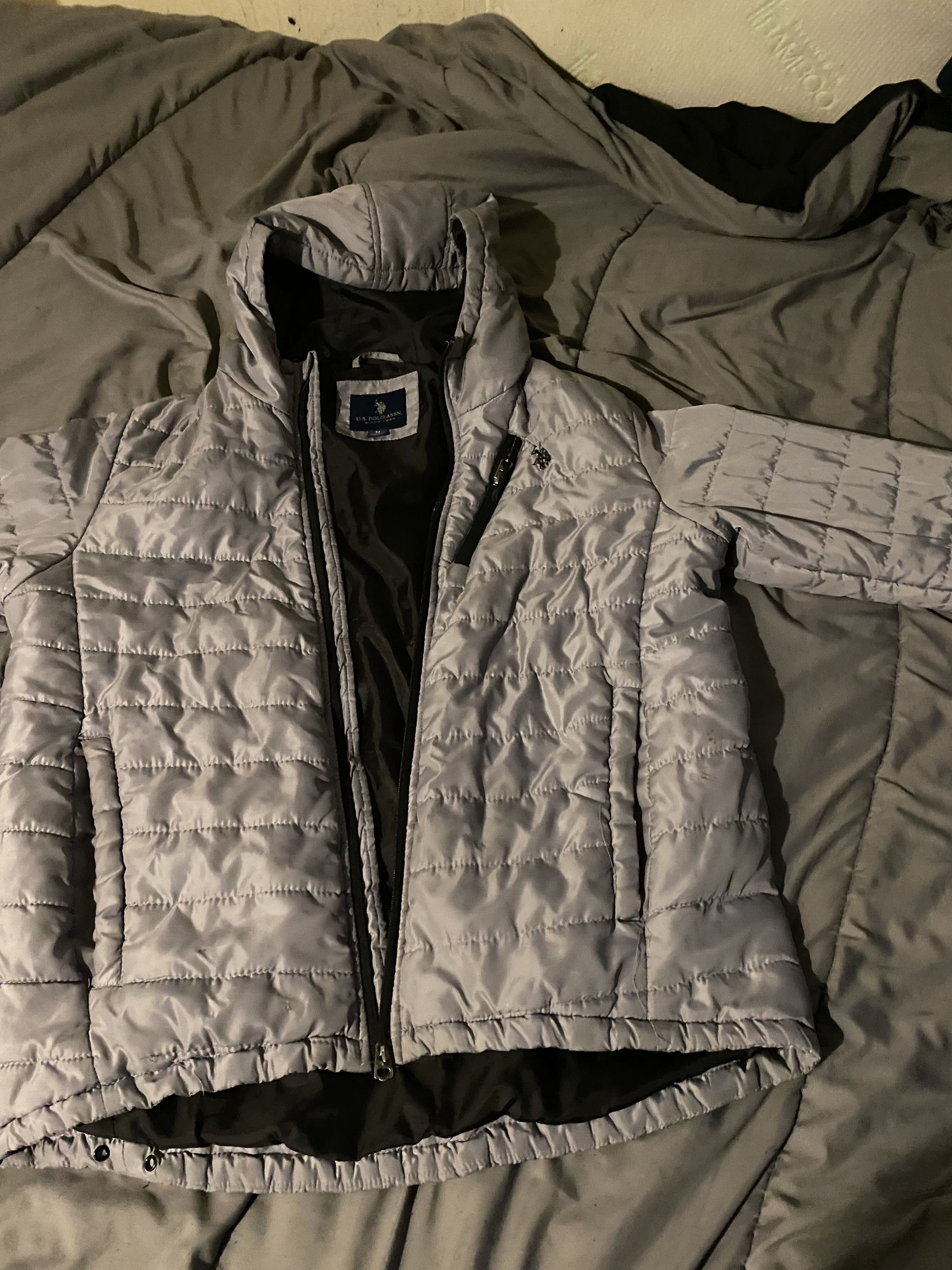 U.S. Polo Assn. Grey Polo Coat Size US M / EU 48-50 / 2 - 1 Thumbnail