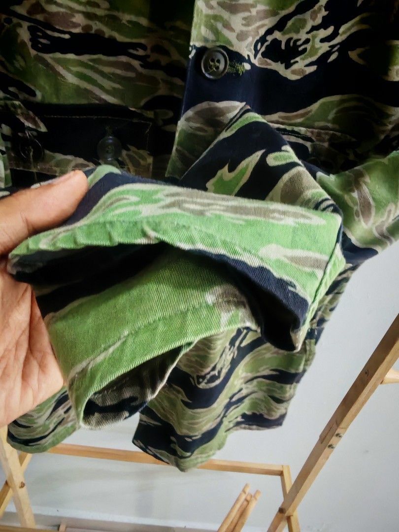 Vintage Tiger Stripe Camo Vietnam War Vintage Jacket Size US S / EU 44-46 / 1 - 4 Thumbnail