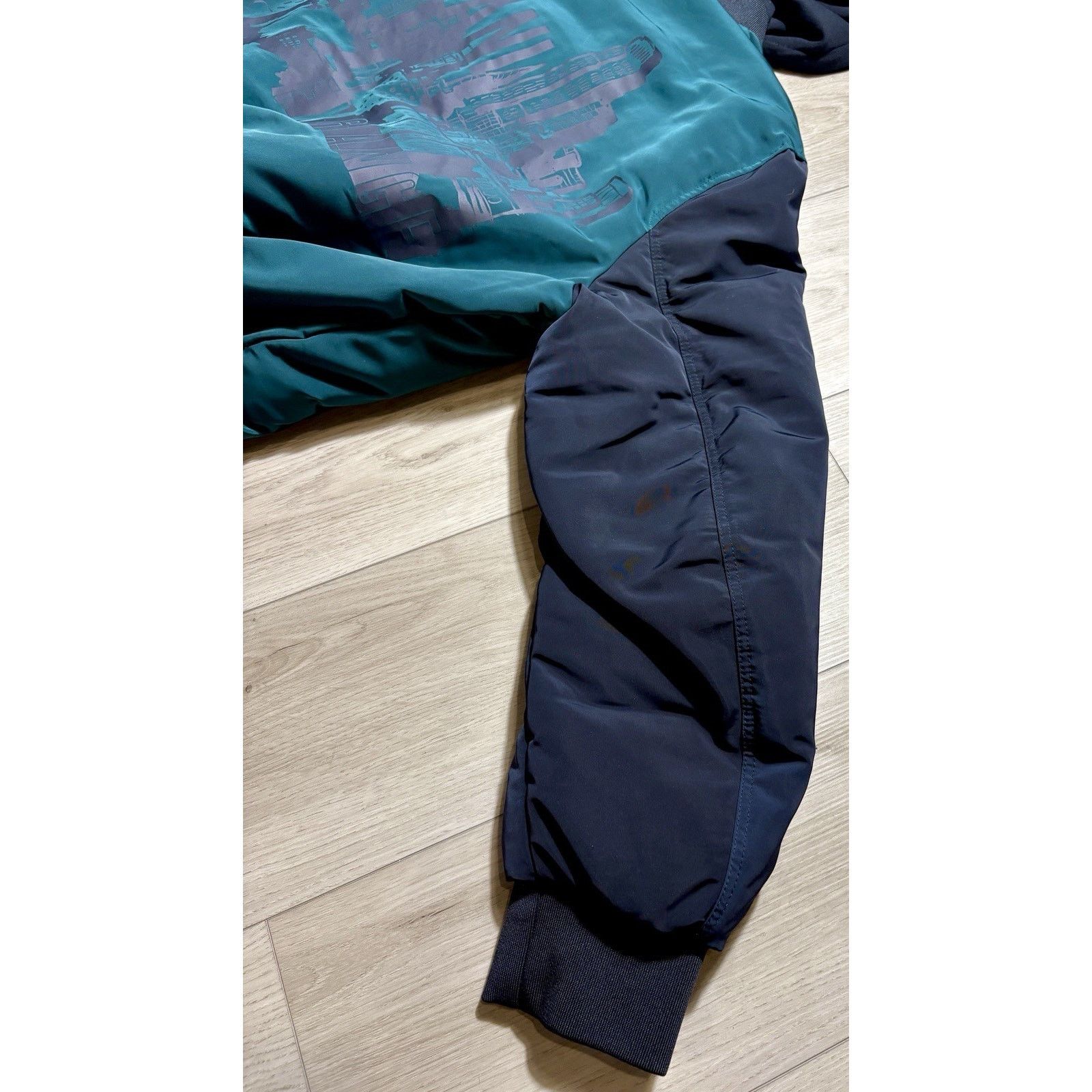 Armani Exchange Armani Exchange Oversized Puffer Jacket Hooded Skyline XL Size US XL / EU 56 / 4 - 17 Thumbnail