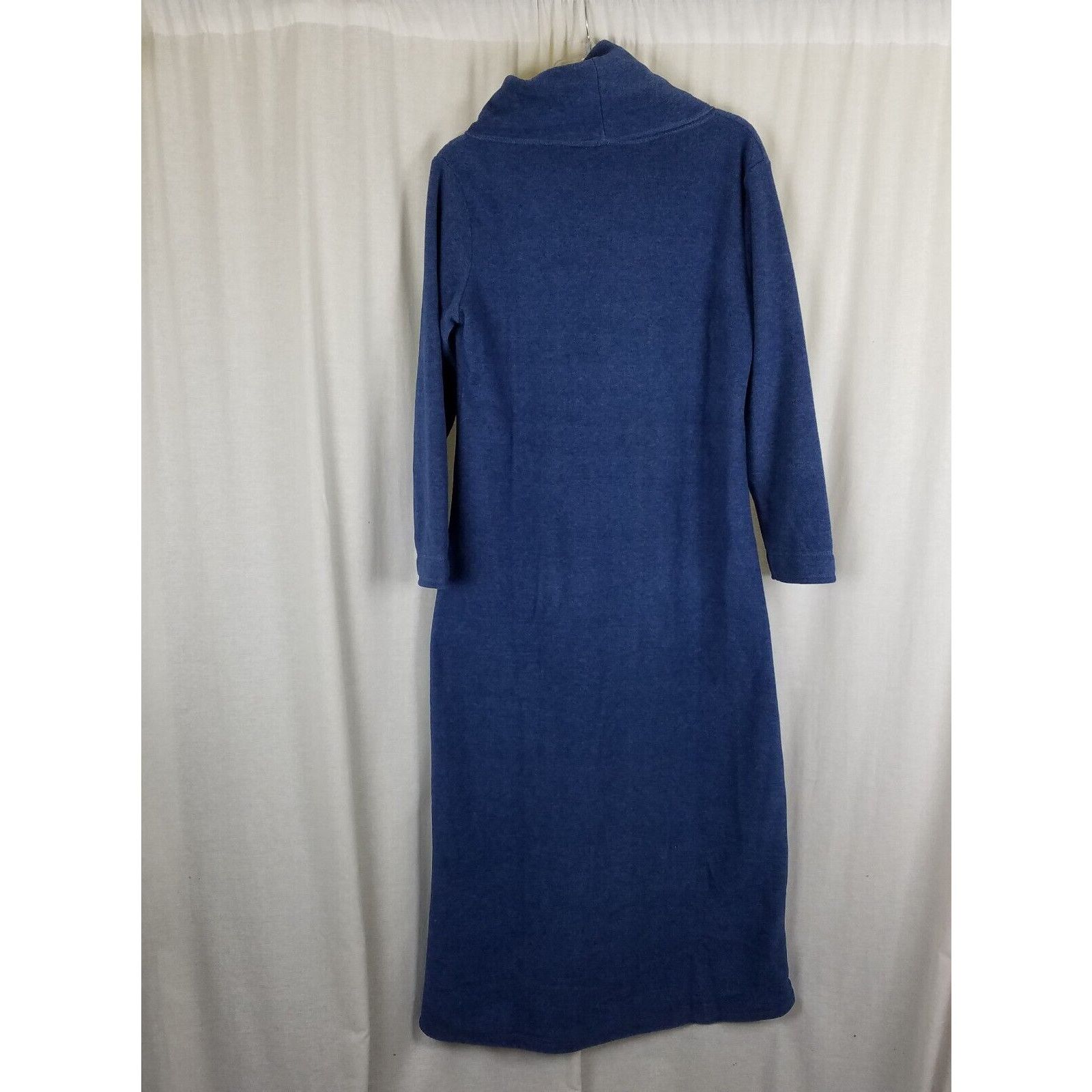 Vintage Vermont Country Store Fleece Cowl Neck Lounge Nightgown Robe Size ONE SIZE - 4 Thumbnail