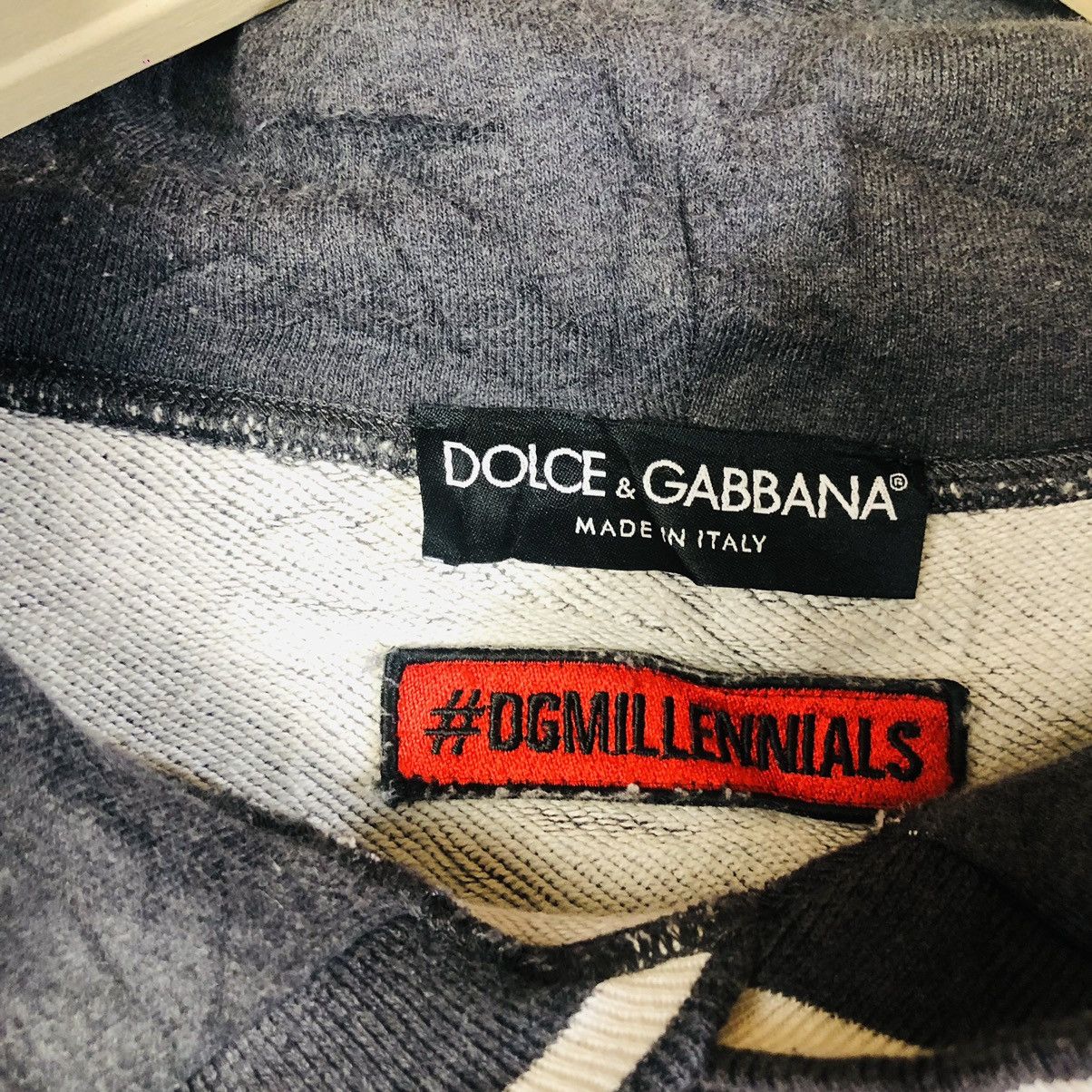 Dolce & Gabbana DOLCE AND GABBANA KNITWEAR CROWN LOGO HOODIE Size US M / EU 48-50 / 2 - 8 Thumbnail
