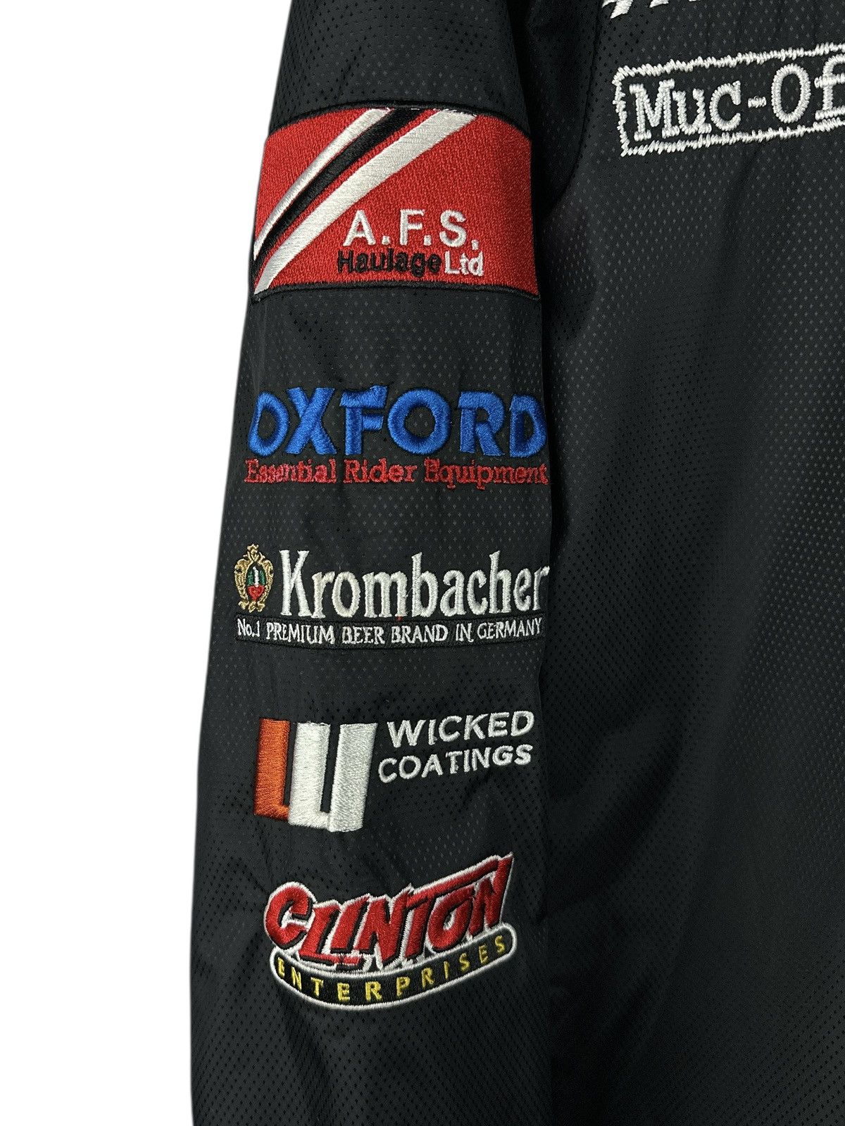 Vintage Kawasaki Quattro Plant Clinton Racing Jacket Full Zip Hooded Size US XS / EU 42 / 0 - 8 Thumbnail
