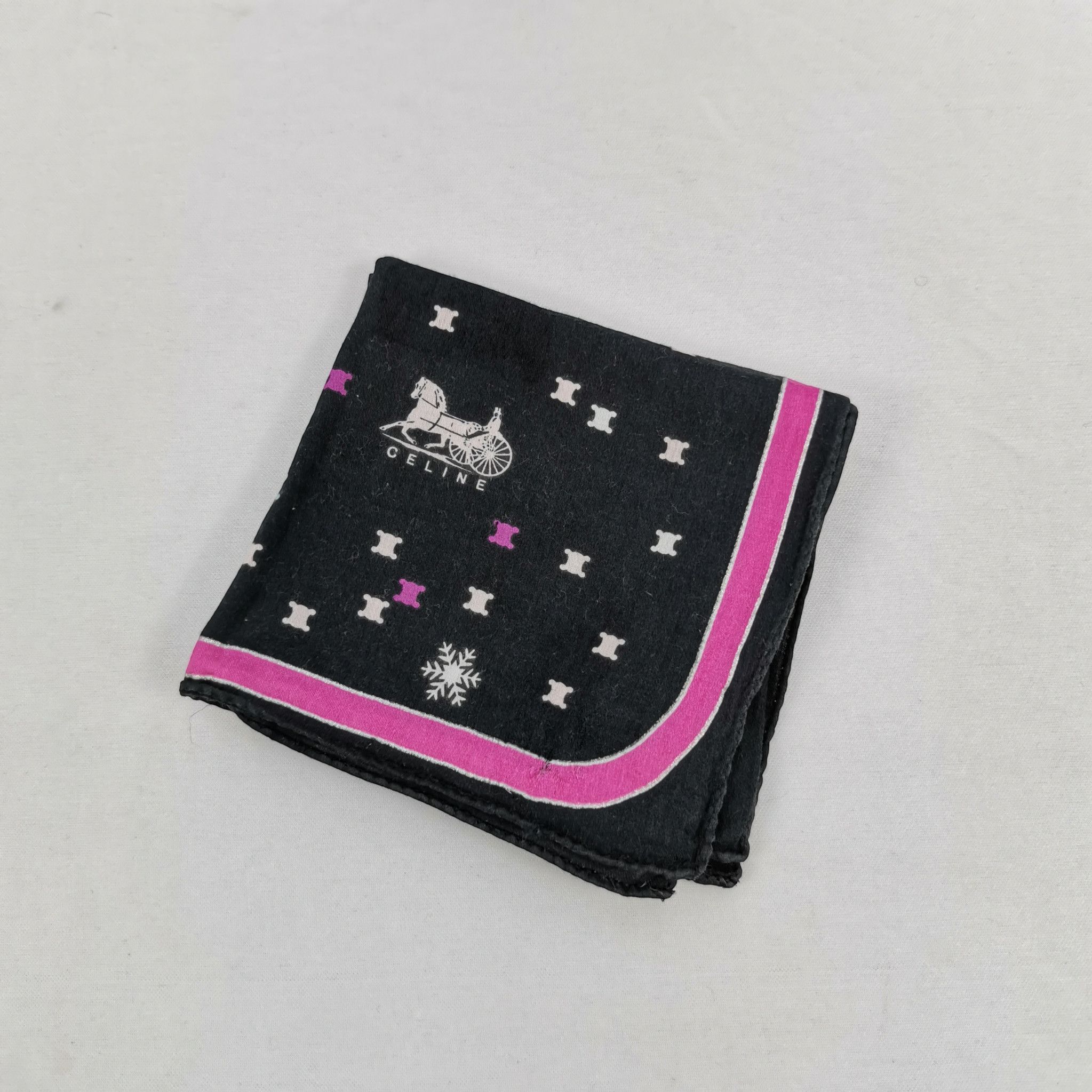 Celine Vintage Celine Paris Handkerchief Pocket Square Bandana Size ONE SIZE - 4 Thumbnail