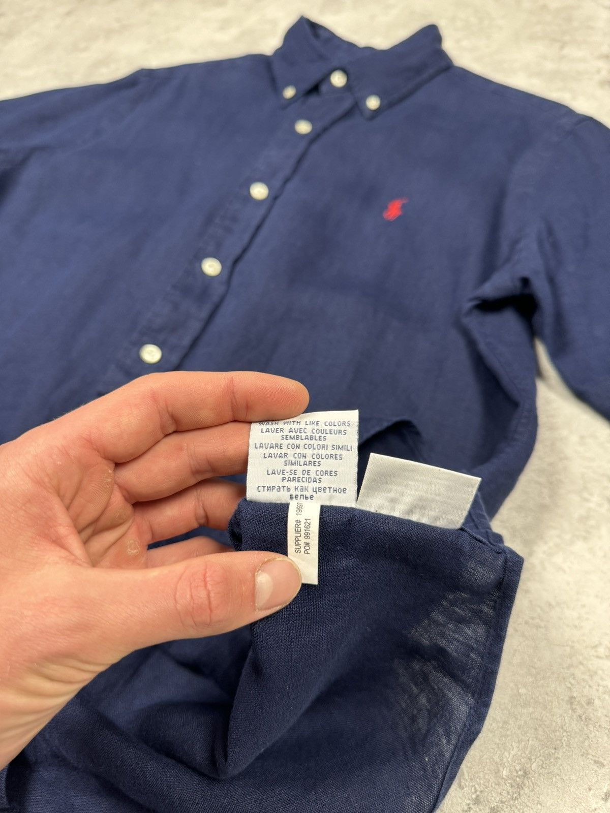 Polo Ralph Lauren Polo Ralph Lauren Linen Button Up Shirt Short Sleeve Size M Size US M / EU 48-50 / 2 - 7 Thumbnail