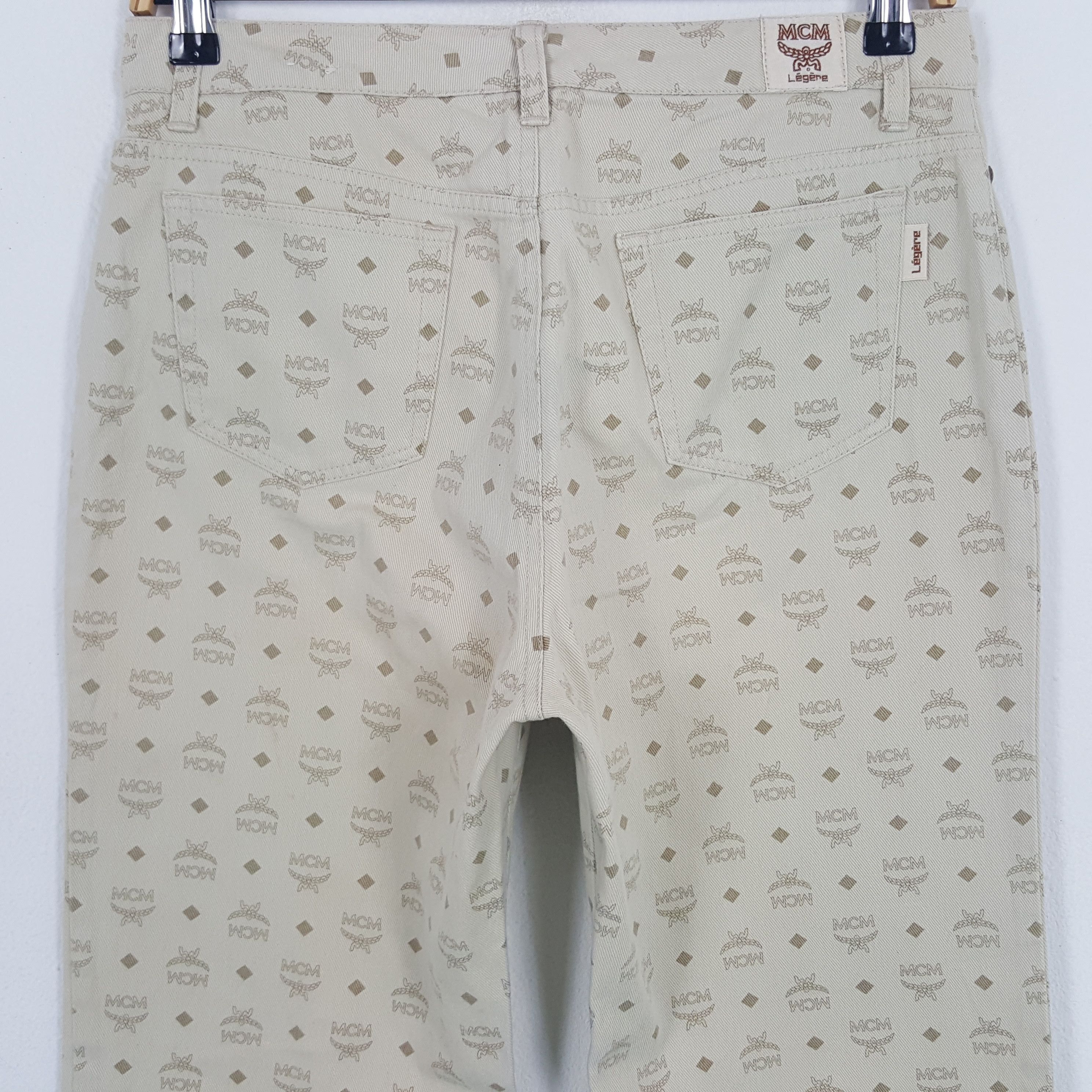 MCM × Vintage Vintage MCM Legere Monogram Pants Size US 29 - 5 Thumbnail