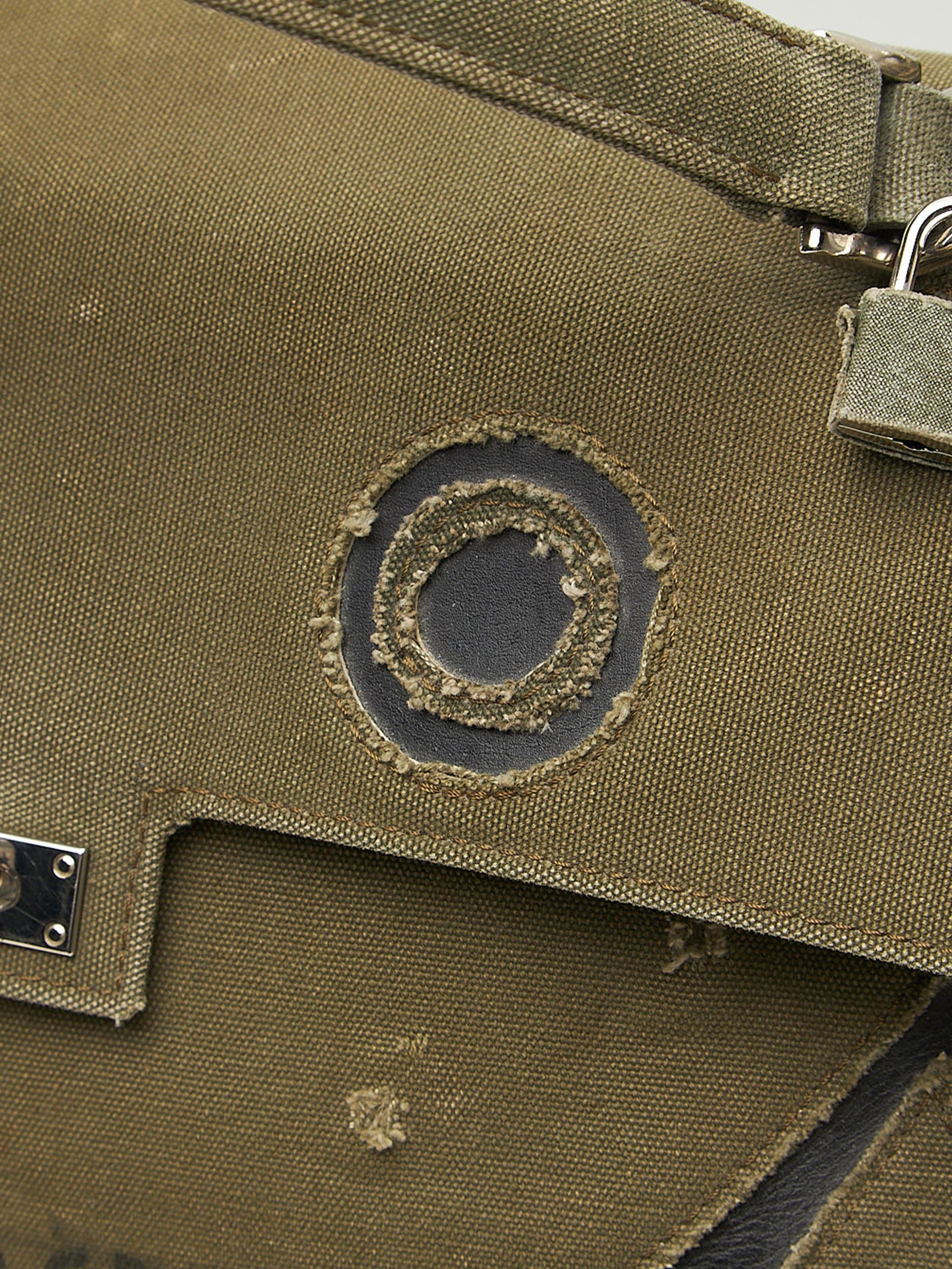 READYMADE Khaki Green Denim Doll Cotton Bag Size ONE SIZE - 3 Thumbnail