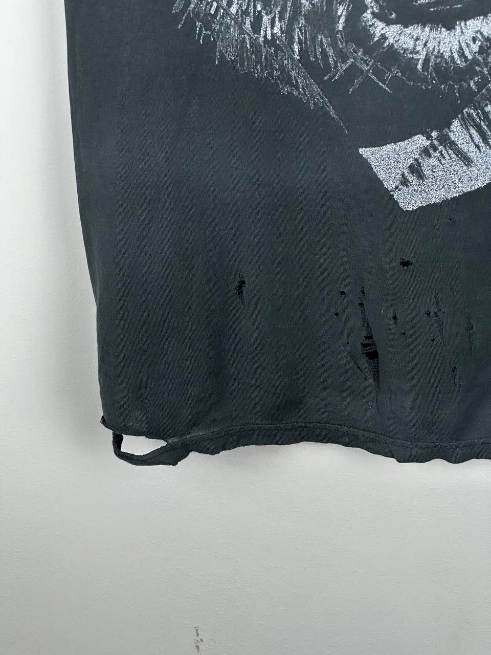 Balmain Balmain Distressed Trash Tiger Print T Shirt Faded Size US M / EU 48-50 / 2 - 5 Thumbnail