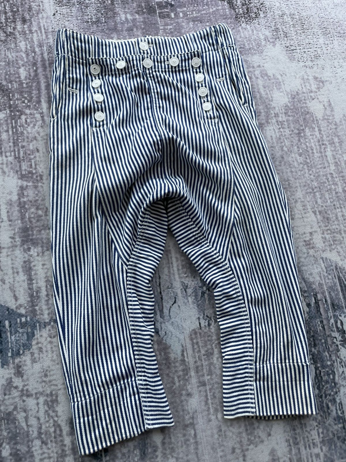 Issey Miyake Issey Miyake Ne-Net Dropped Crotch Cropped Pants Size US 30 / EU 46 - 2 Thumbnail