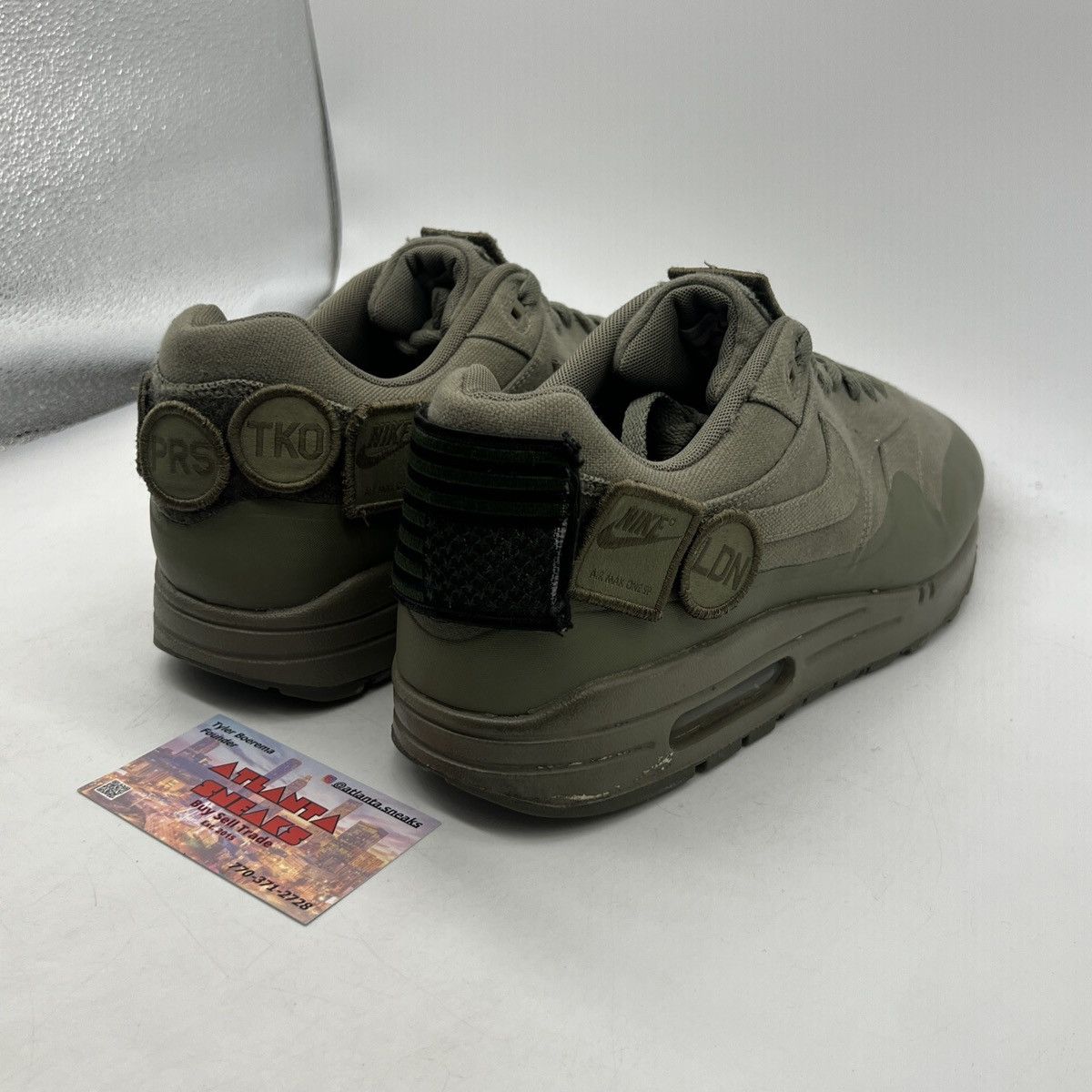 Nike Air max 1 patch steel green Size US 11 / EU 44 - 5 Thumbnail
