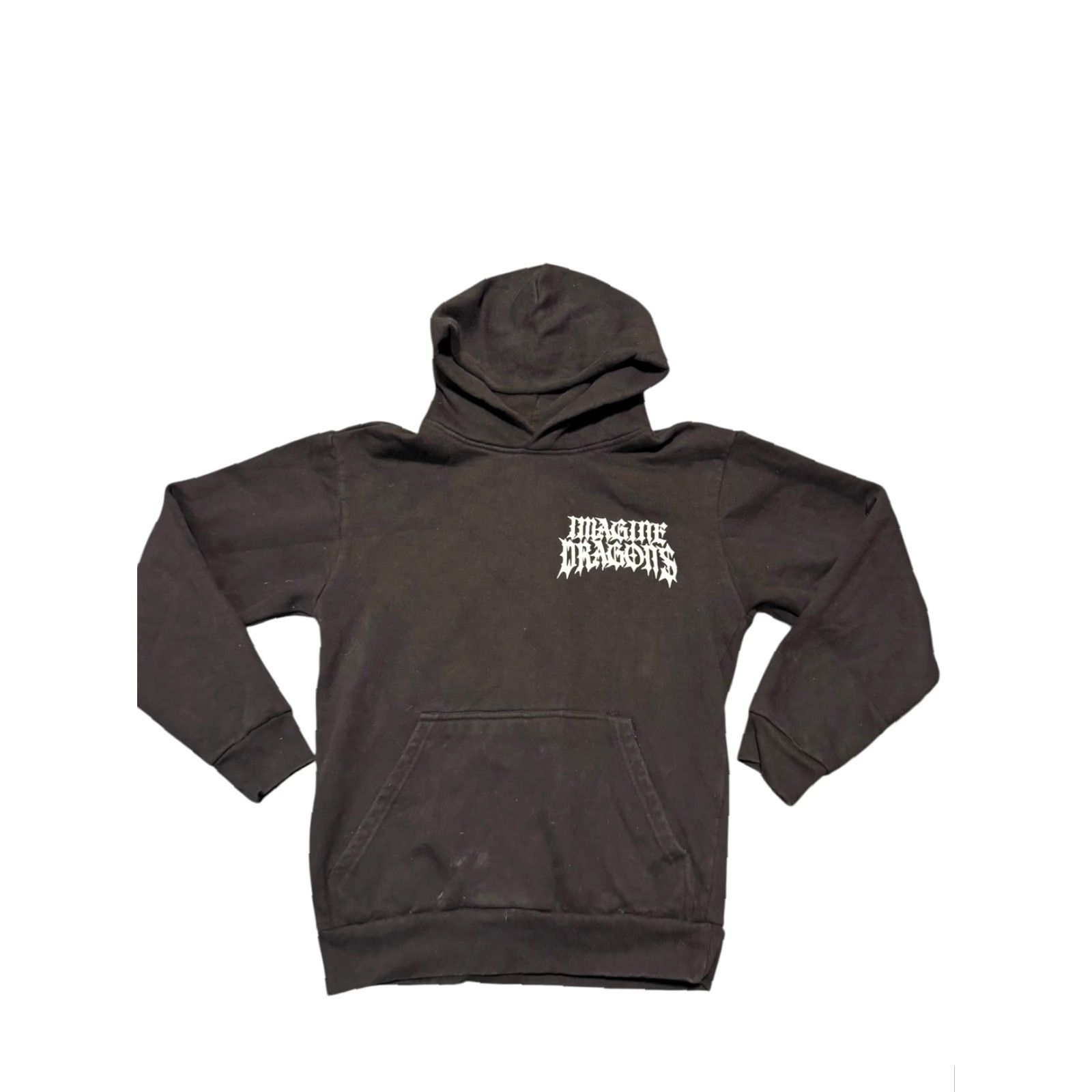 Vintage Authentic Imagine Dragons Hoodie Mens Small Black Loom World Official Tour 2024 Size US S / EU 44-46 / 1 - 2 Thumbnail