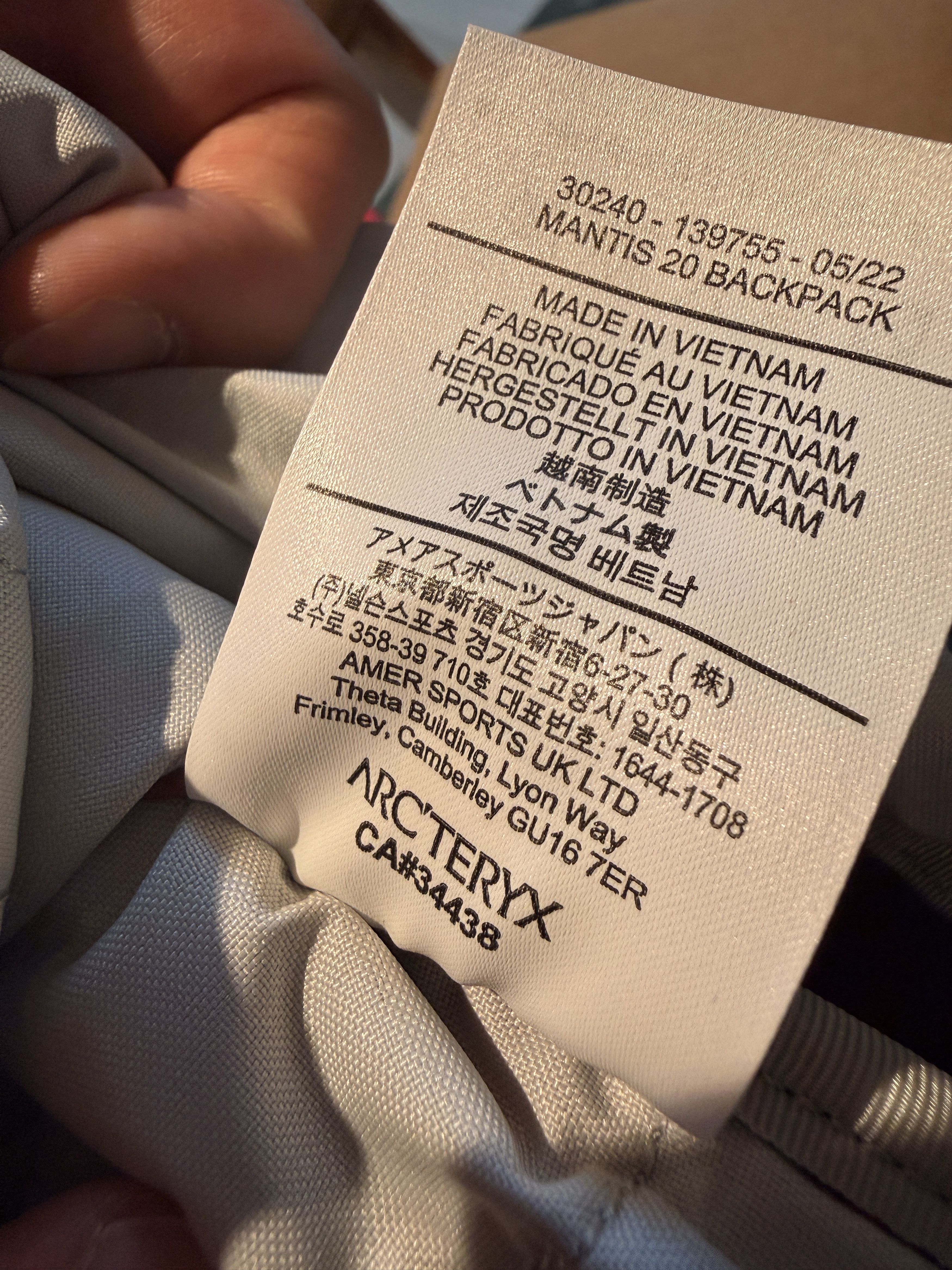 Arc'teryx Arc'teryx Mantis 20 Backpack Size ONE SIZE - 3 Thumbnail
