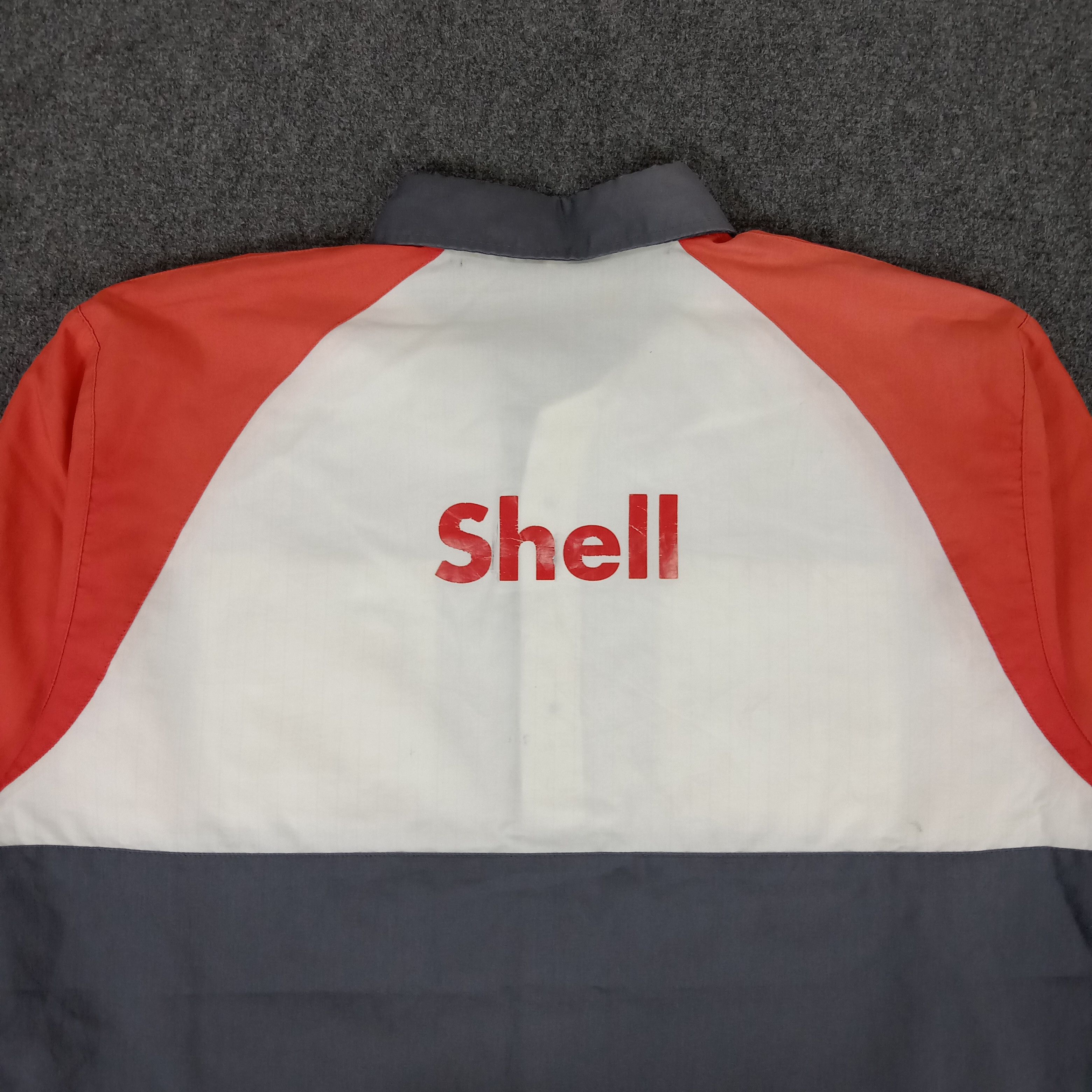 Vintage Shell Oil And Gas Racing Team Shirt Button Up Size US L / EU 52-54 / 3 - 5 Thumbnail