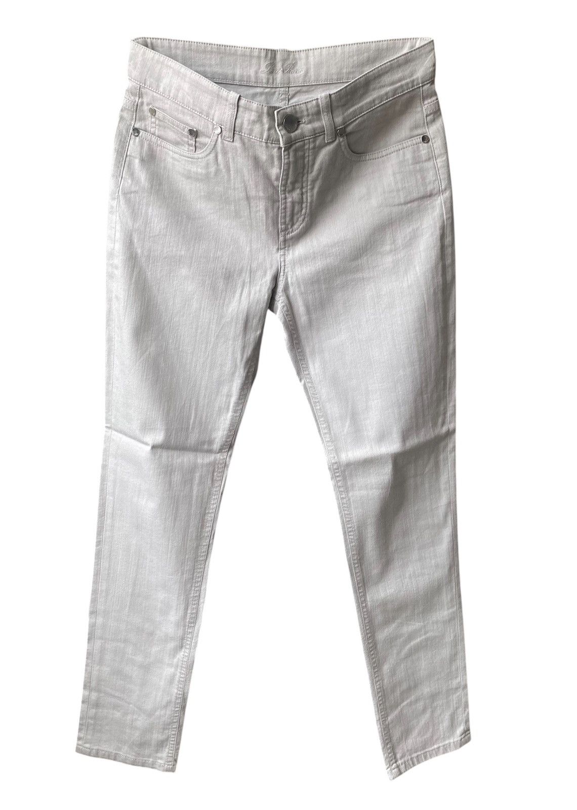 Loro Piana Women’s Loro Piana Gray Jeans Denim Pants Trousers Luxury Size 28" / US 6 / IT 42 - 4 Thumbnail