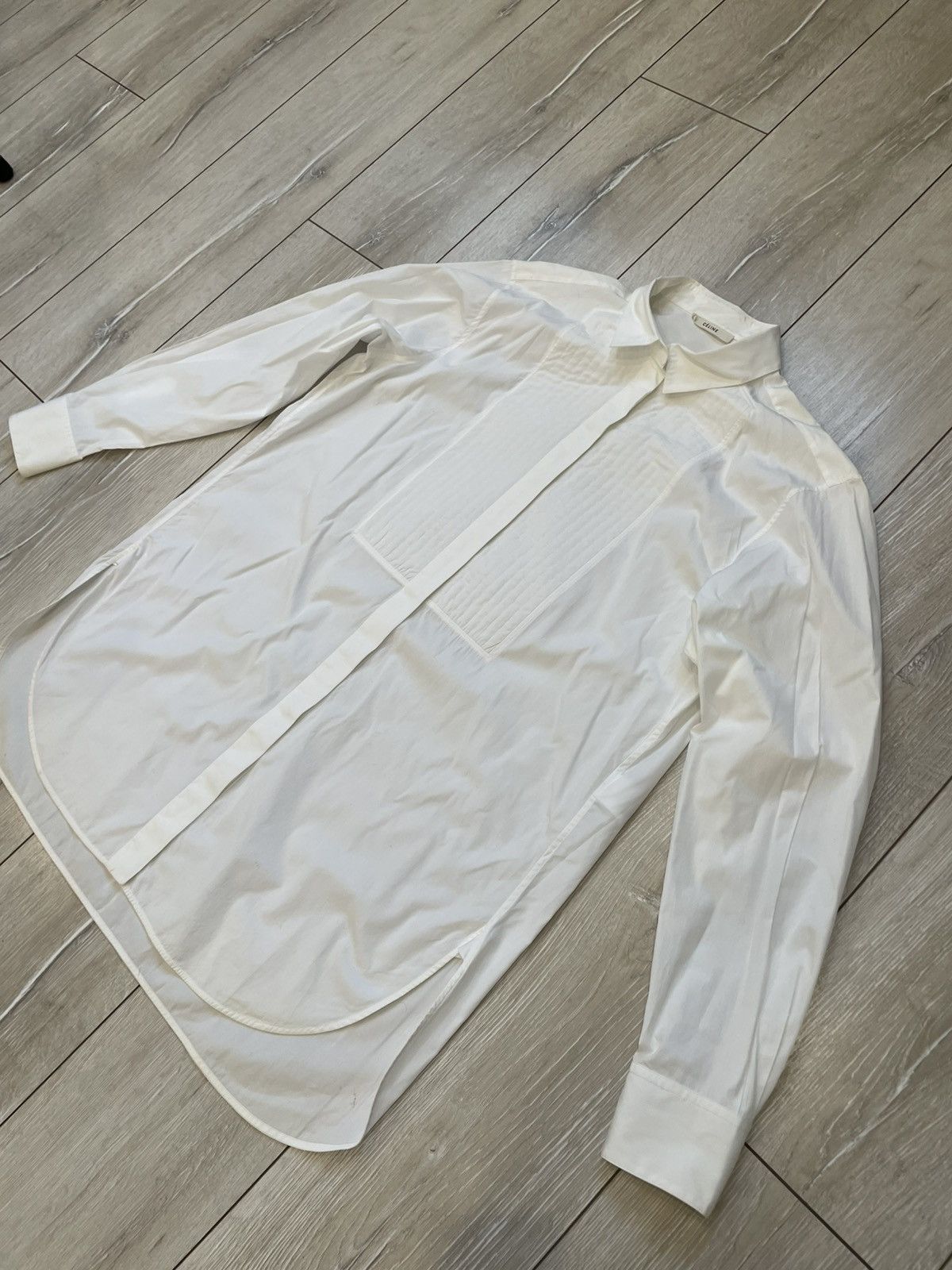 Celine Celine white shirt Size M / US 6-8 / IT 42-44 - 3 Thumbnail