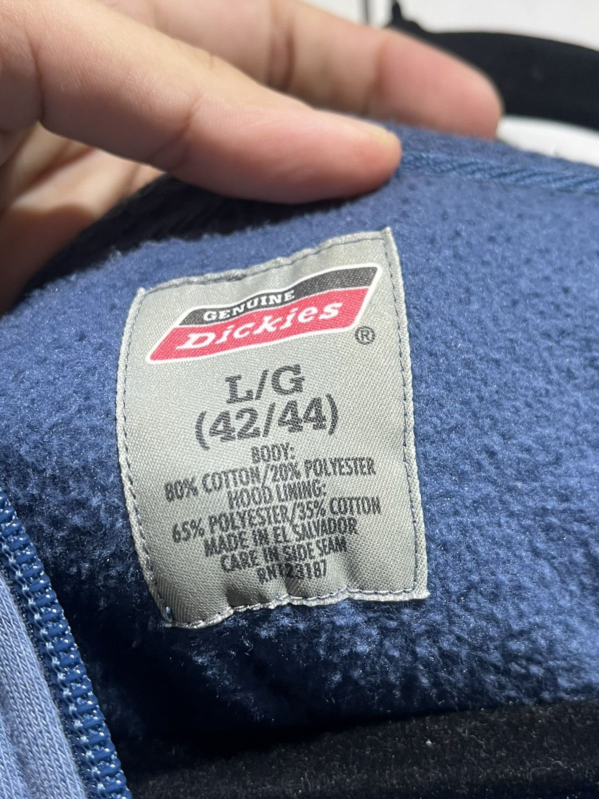Dickies × Vintage Vintage Y2k Dickies zip up hoodie Size US L / EU 52-54 / 3 - 3 Thumbnail