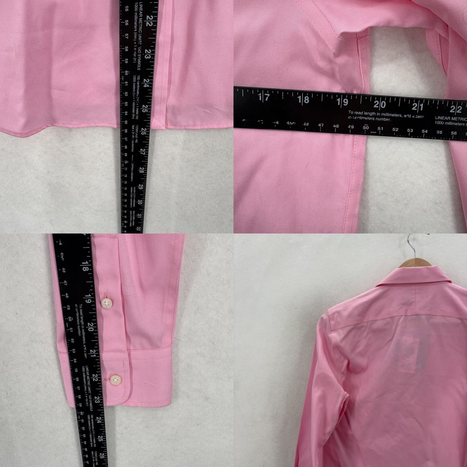 Lauren Ralph Lauren Shirt Womens Small Pink Button Up Non Iron Long Sleeve NWT