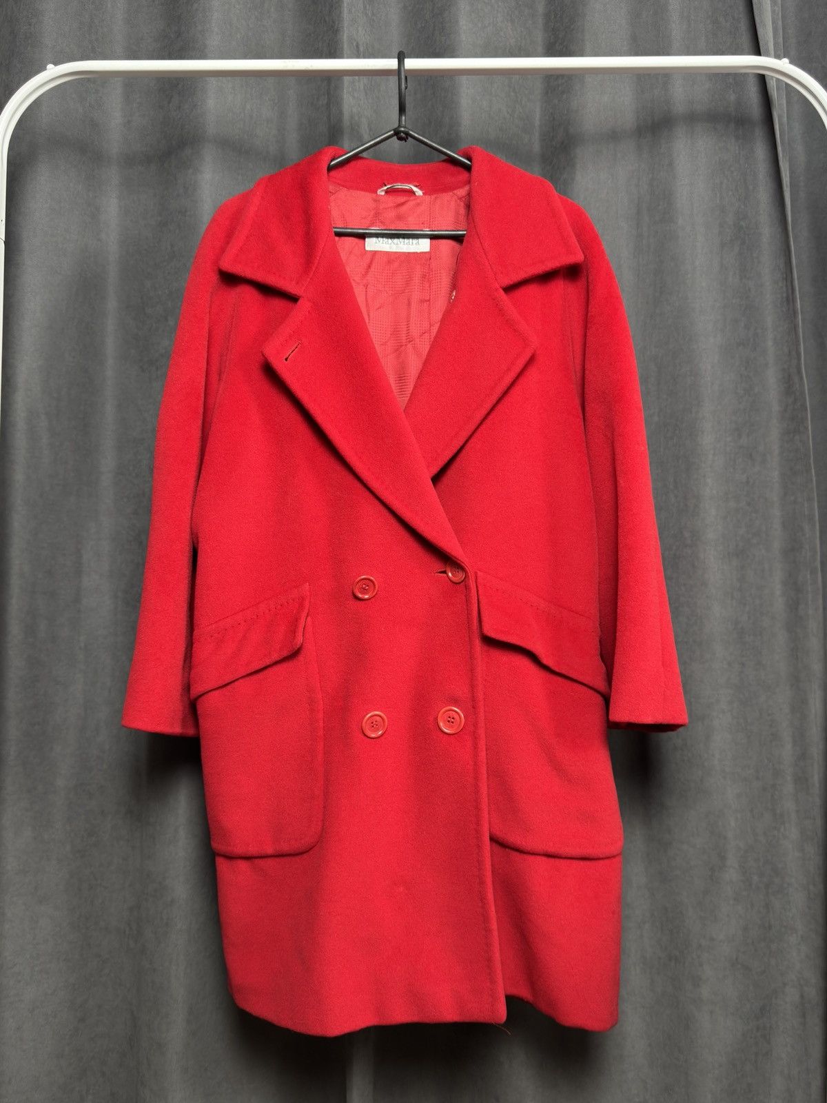 Max Mara Max Mara Oversized Double Breasted Luxury Wool Coat Size XL / US 12-14 / IT 48-50 - 1 Thumbnail