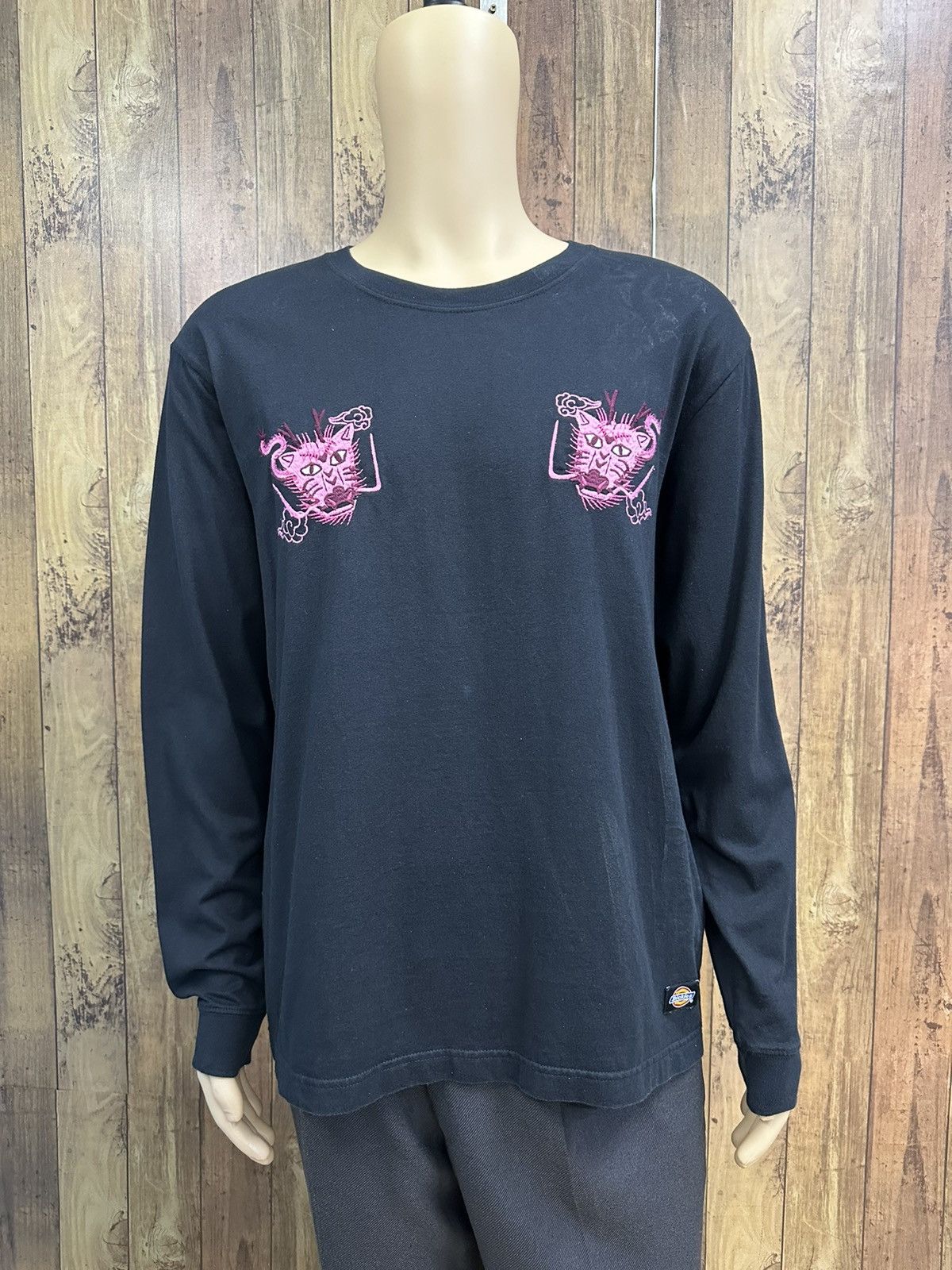 Dickies Sukajan Style Long Sleeve Tshirt A568