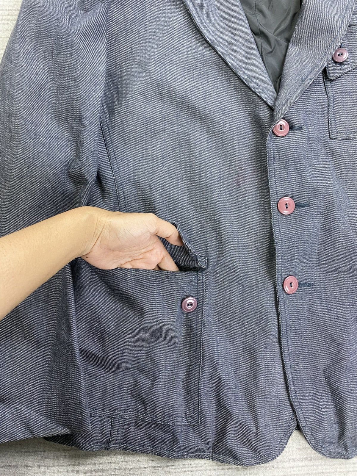 G-Star × Hysteric Glamour × Vintage Vintage G Star Workwear Dark Chambray Utility Pockets Jacket Size US M / EU 48-50 / 2 - 7 Thumbnail