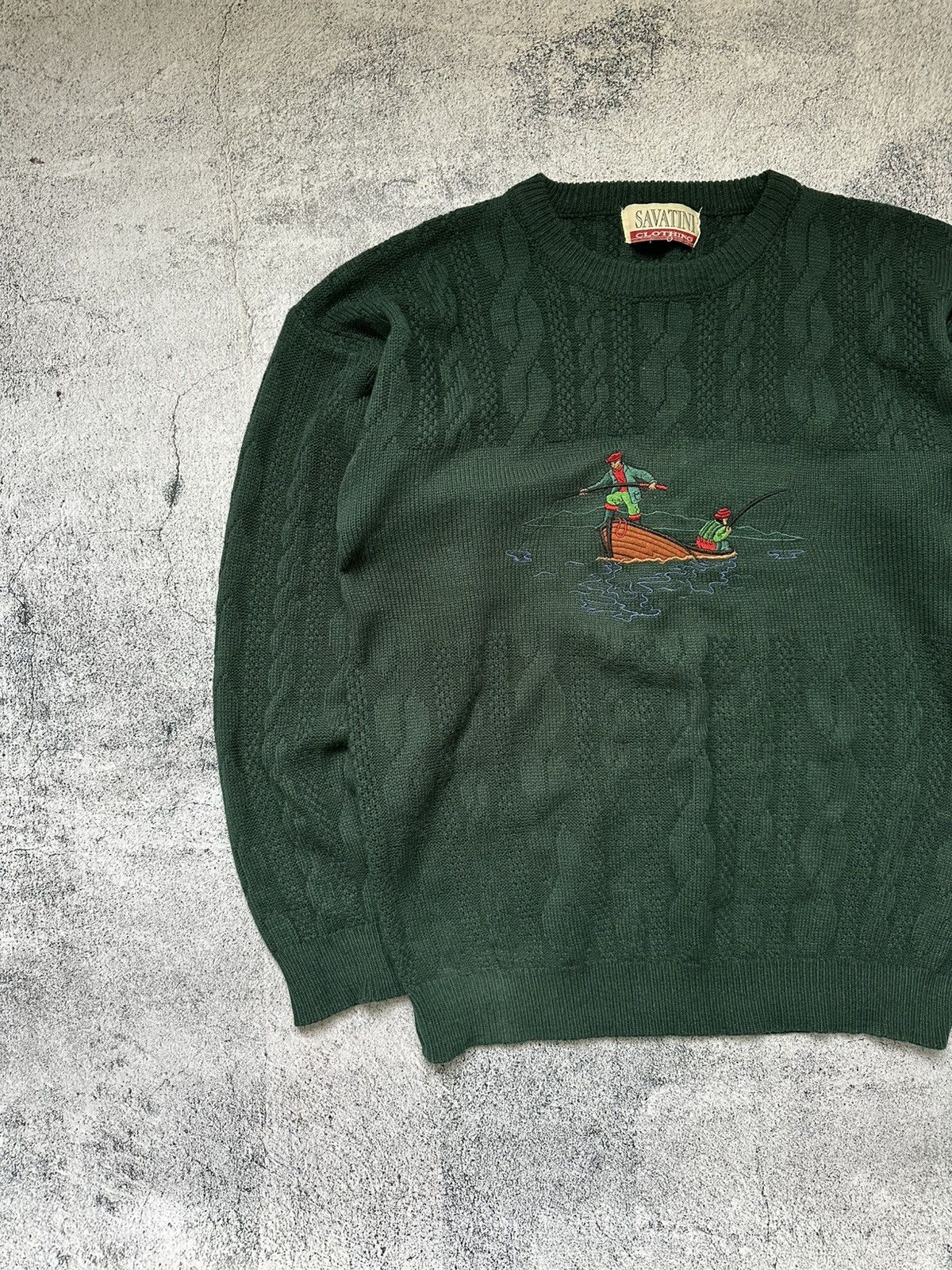 Vintage Vintage Polo Ralph Style Sweater River Boat Logo Centre Size US M / EU 48-50 / 2 - 2 Thumbnail