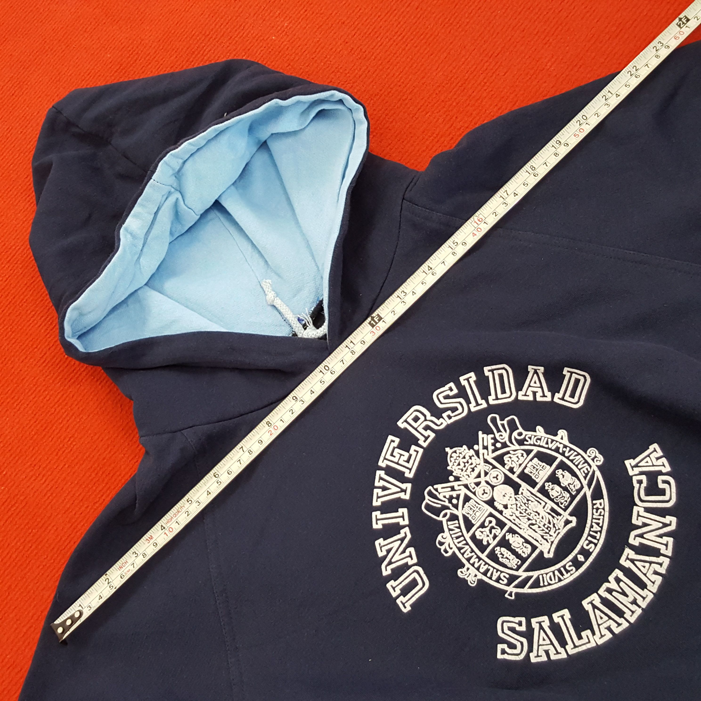 Vintage Universidad Salamanca Center Design Hoodies Size US M / EU 48-50 / 2 - 7 Thumbnail