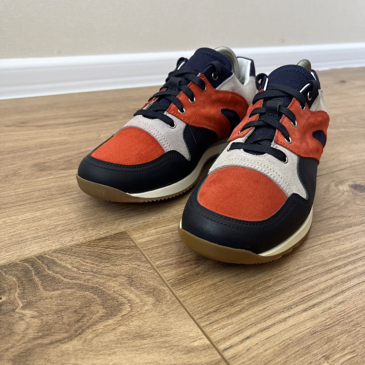 Dior Dior Multicolor Low-Top Leather Sneakers Size US 7 / IT 37 - 3 Thumbnail