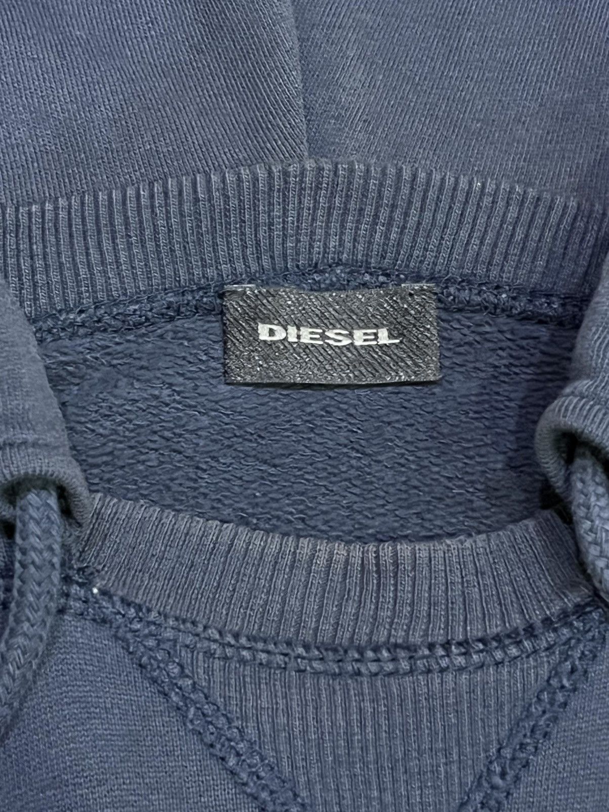 Diesel FYE🔥VINTAGE DIESEL Sun Faded Big Curve Spell-out Hoodie Size US S / EU 44-46 / 1 - 6 Thumbnail