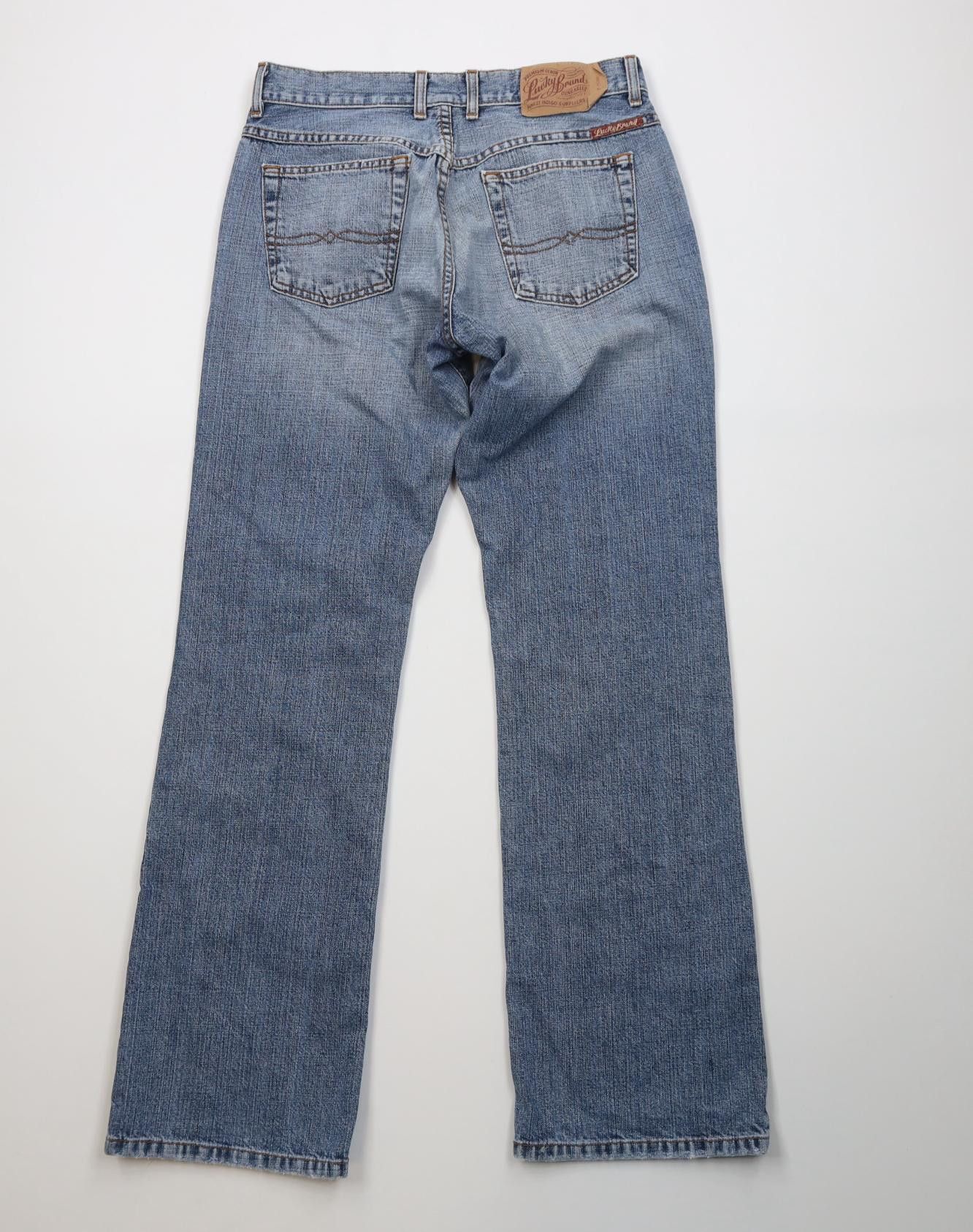Lucky Brand Vintage 90s Lucky Brand Babydoll Button Fly Easy Rider Jeans Size 29" - 10 Thumbnail