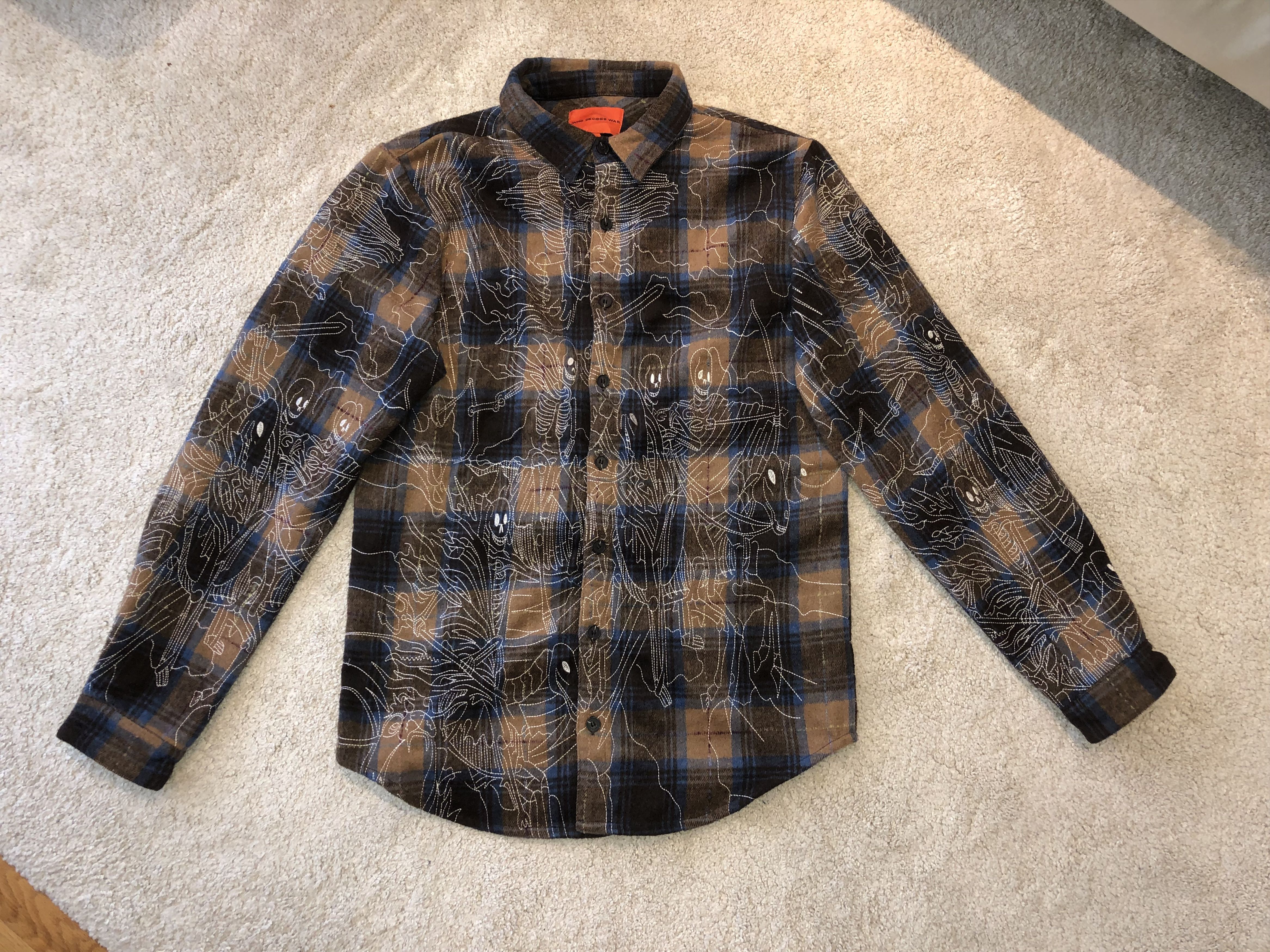 Who Decides War Four horsemen flannel Size US XL / EU 56 / 4 - 1 Thumbnail