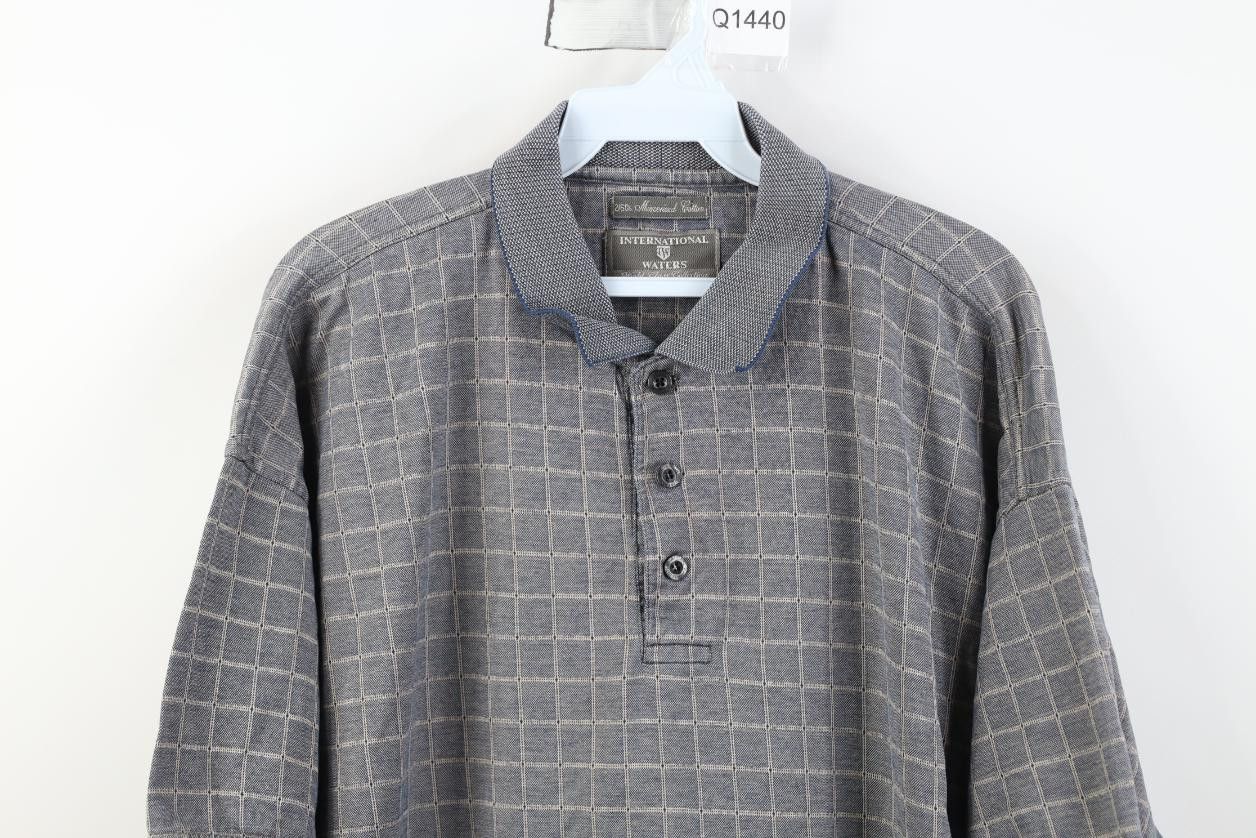 Vintage Vintage 90s Streetwear Checkered Collared Golf Polo Shirt Size US XL / EU 56 / 4 - 2 Thumbnail