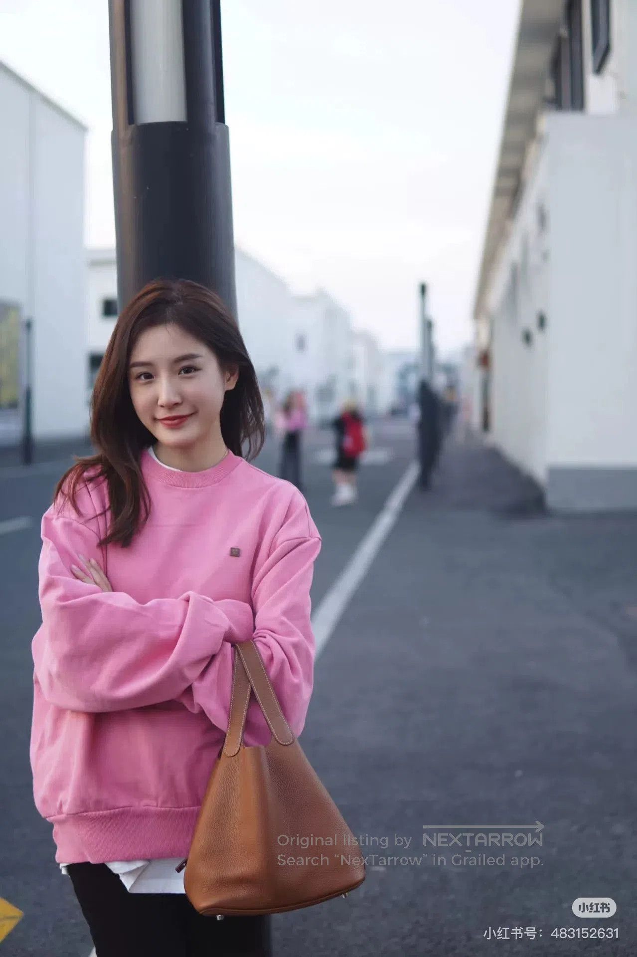Acne Studios Acne Studios Pink Smiley Face Sweatshirt. Size XXS / US 00 / IT 34 - 2 Thumbnail