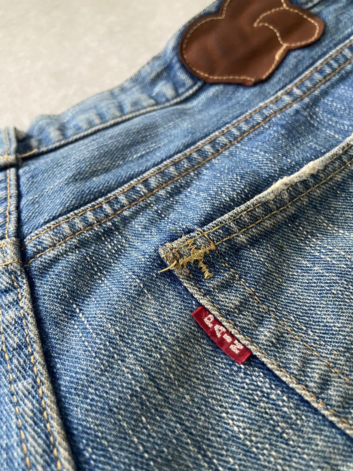 Number (N)ine SS04 Dream Baby Dream Pain denim Shorts Size US 32 / EU 48 - 6 Thumbnail
