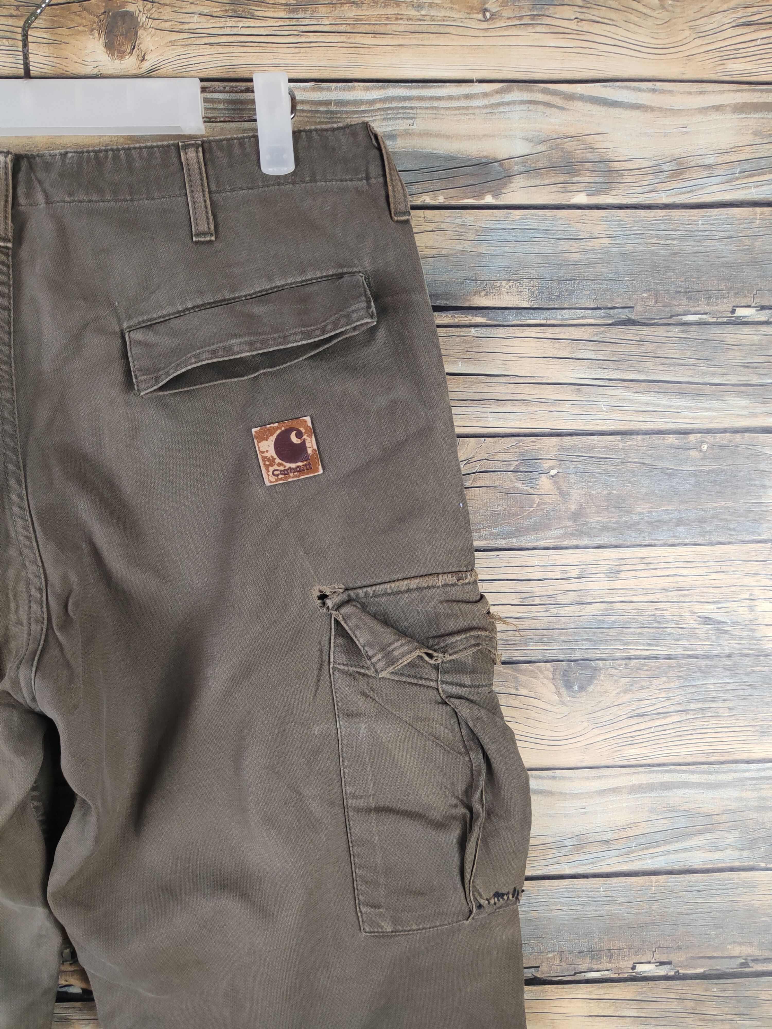 Carhartt DL Carhartt Dark Olive Multipocket Cargo Pants #46-252T Size US 32 / EU 48 - 13 Thumbnail