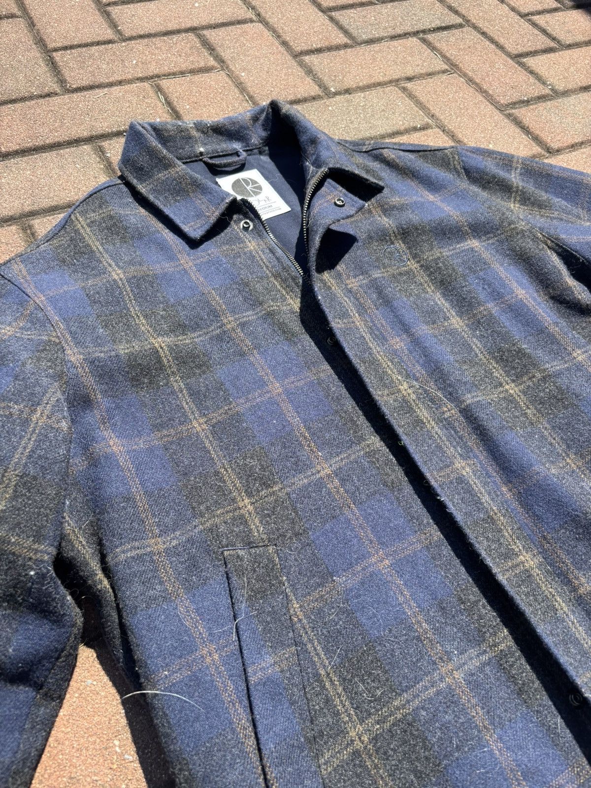 Polar Skate Co. Polar Skate Co. Wool Plaid Zip Jacket – Navy/Brown (M) Size US M / EU 48-50 / 2 - 3 Thumbnail