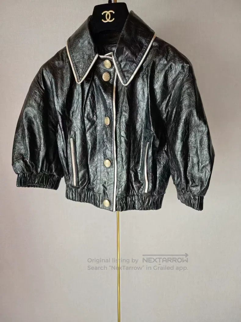 Chanel Chanel Leather jacket Size XXS / US 00 / IT 34 - 1 Thumbnail