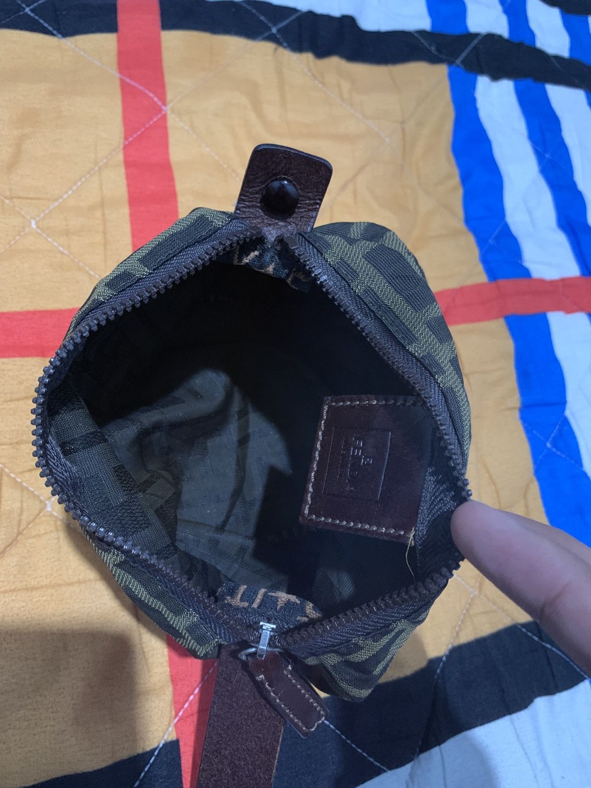 Fendi Vintage Fendi Monogram Zucca Mini Pouch Size ONE SIZE - 6 Thumbnail
