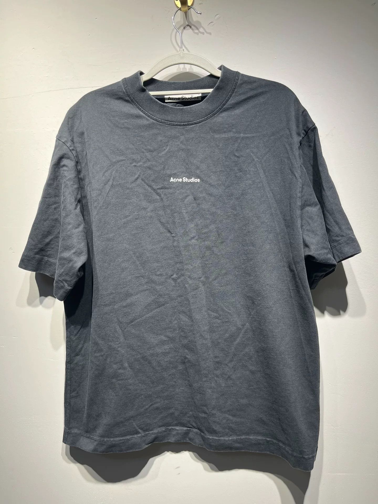 Acne Studios Acne Studios Printed Oversized Black T-Shirt XS Men Size US XS / EU 42 / 0 - 1 Thumbnail