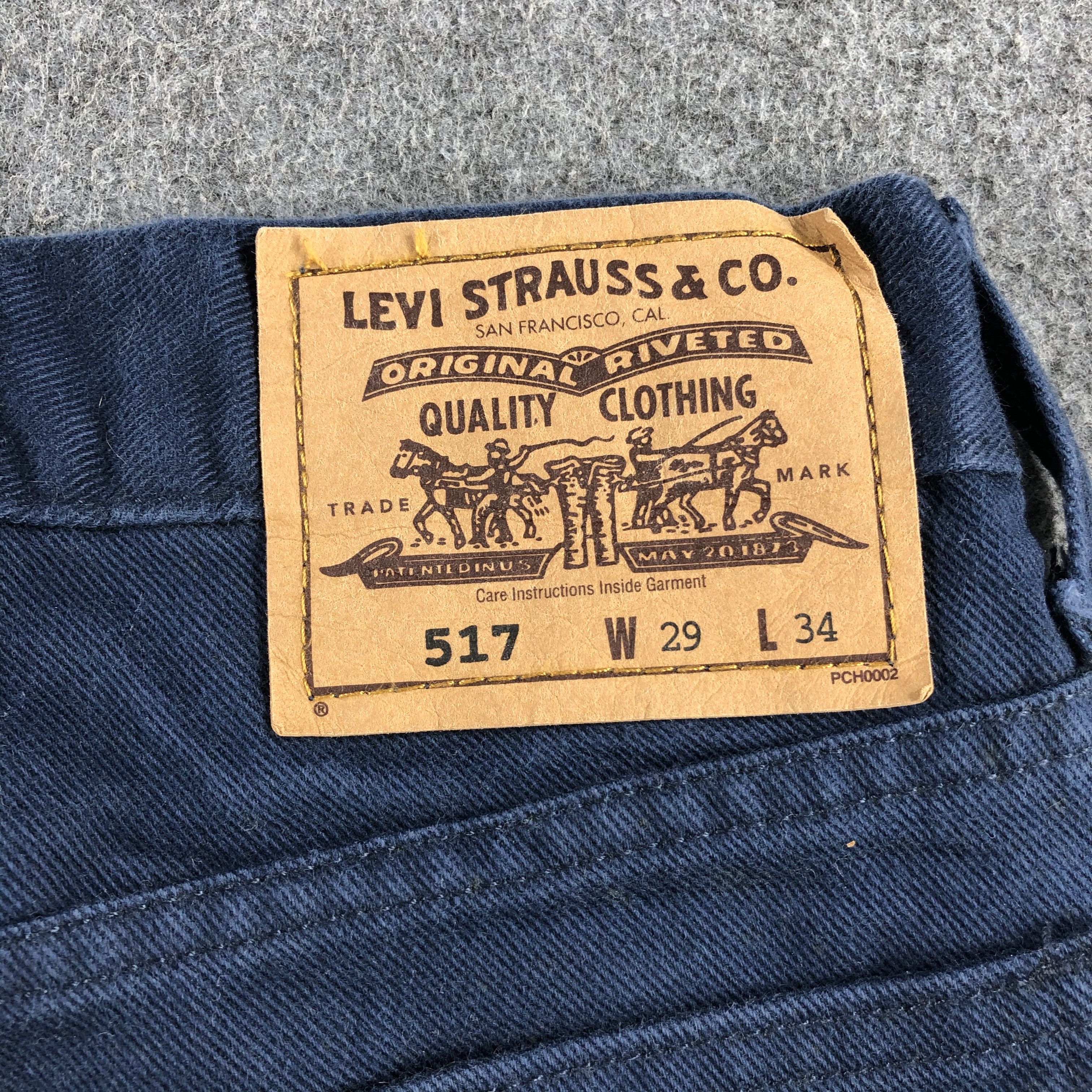 Levi's Vintage Blue Wash Levis 517 Flare Jeans-J1872 Size US 28 / EU 44 - 5 Thumbnail