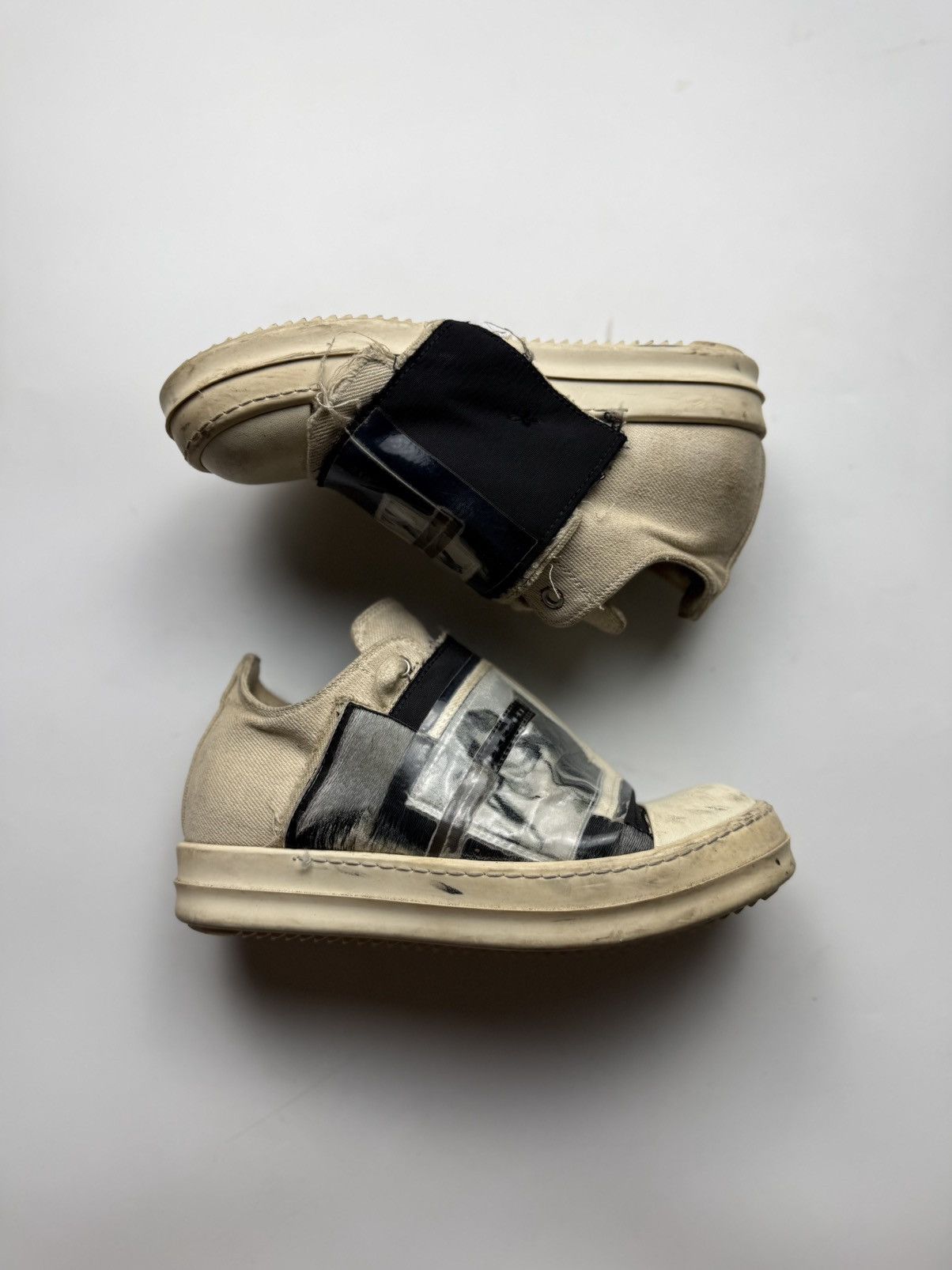 Rick Owens Drkshdw Rick Owens Drkshdw Patchwork Ramones Low Size US 5 / IT 35 - 1 Thumbnail