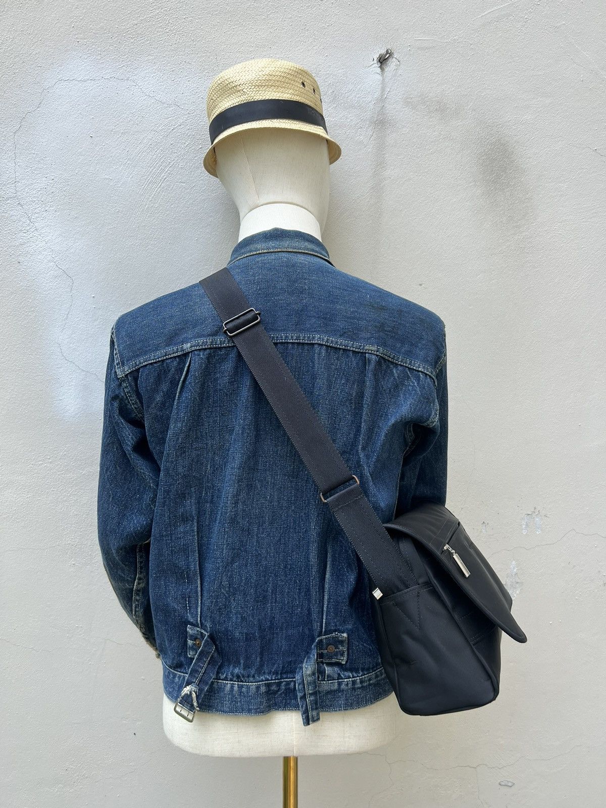 Yohji Yamamoto Vintage Yohji Yamamoto Y’saccs Pour Homme Sling Bag Black Size ONE SIZE - 3 Thumbnail