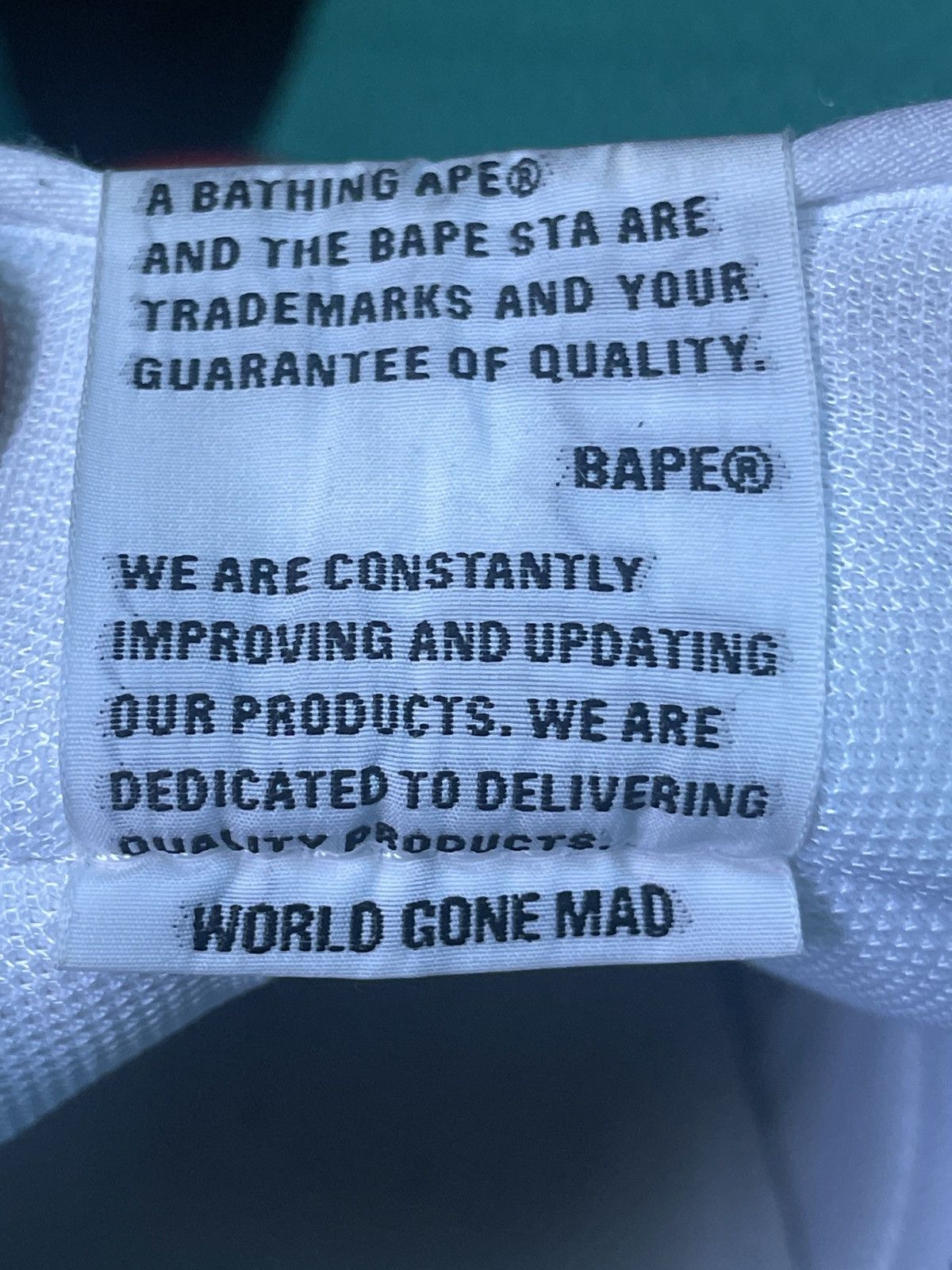 Bape Bapesta Low M2 Crazy Muliticolor Size US 11 / EU 44 - 10 Thumbnail