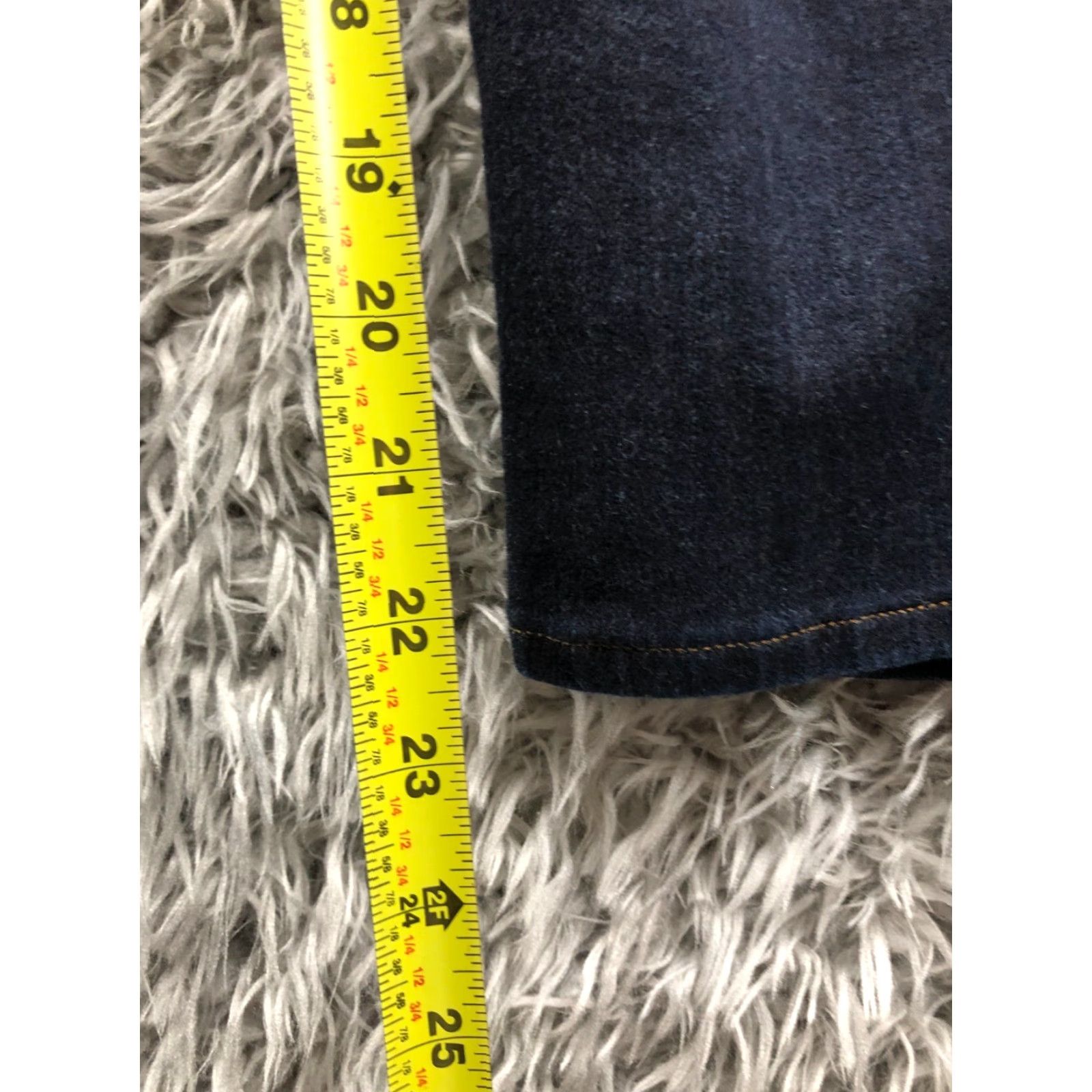 Lands' End Lands' End Jeans Skinny 10 Womens Dark Blue Wash Capris? Size 32" / US 10 / IT 46 - 3 Thumbnail